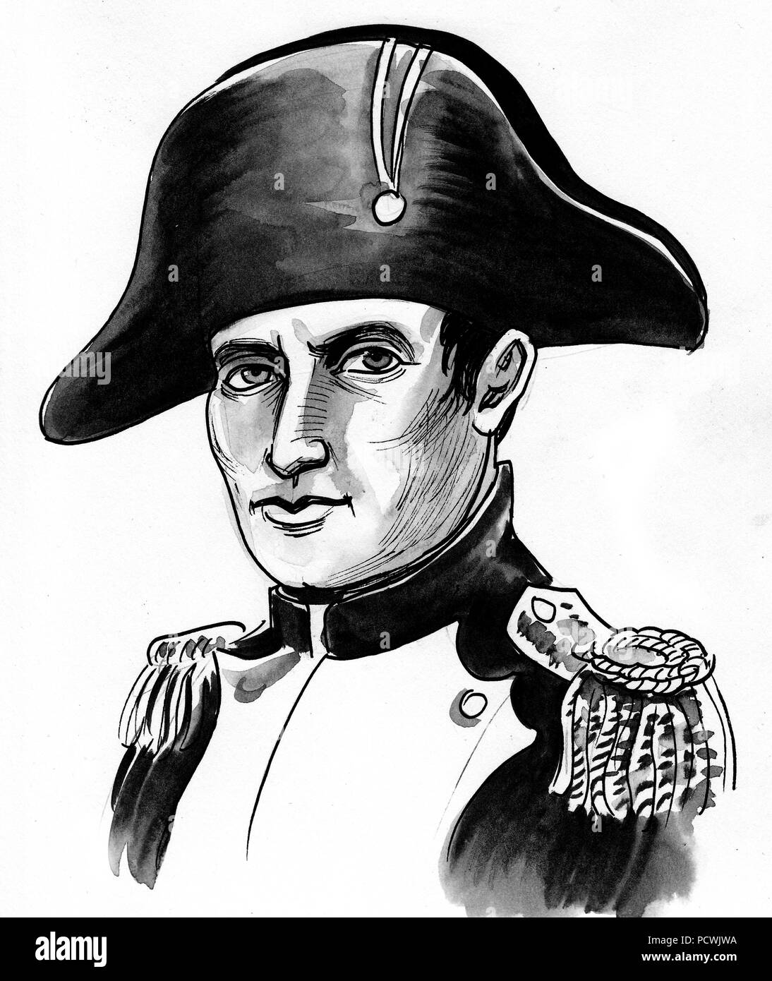 Drawing of Napoleon Bonaparte Stock Photo  Alamy