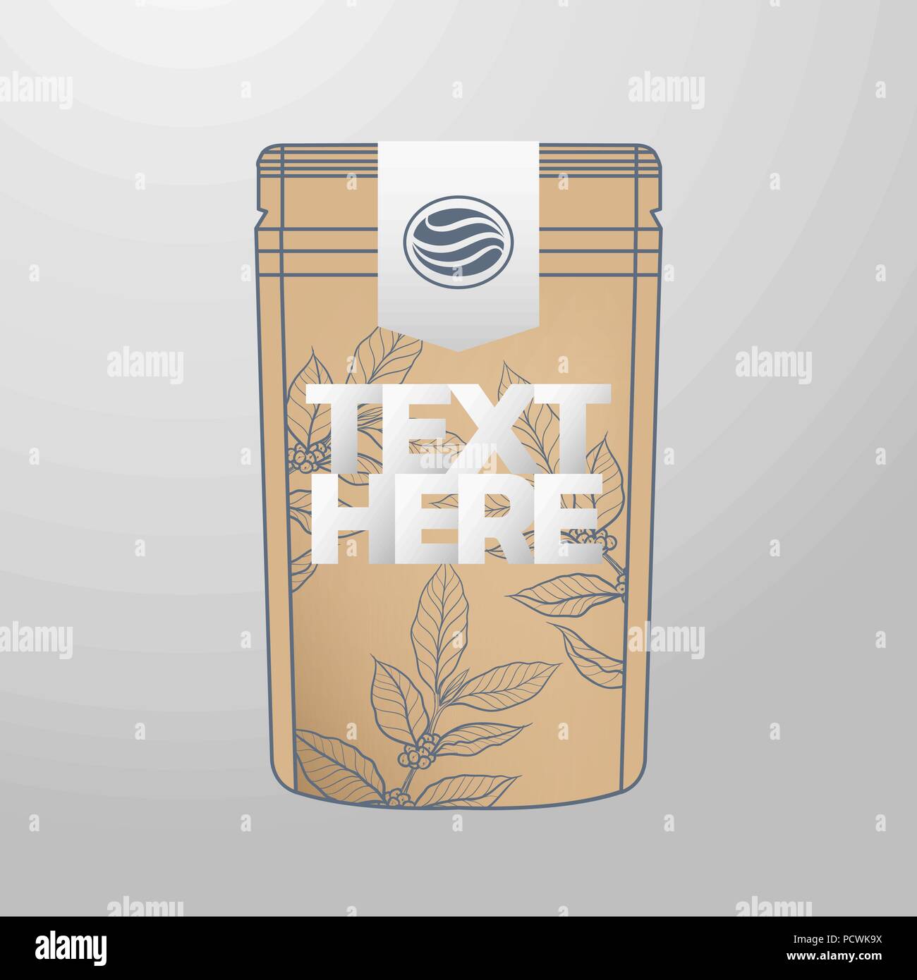 Download Coffee Packaging Design Vector Template Package For Your Design Stock Vector Image Art Alamy
