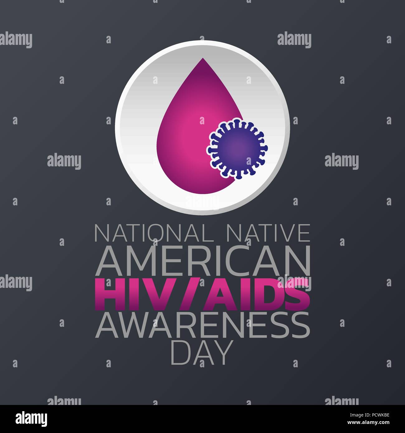 National Native American HIV AIDS Awareness Day icon design ...