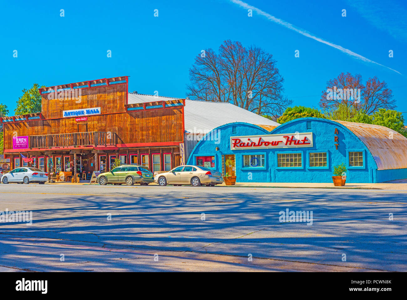 Rainbow Hut Santa Margarita California Stock Photo Alamy