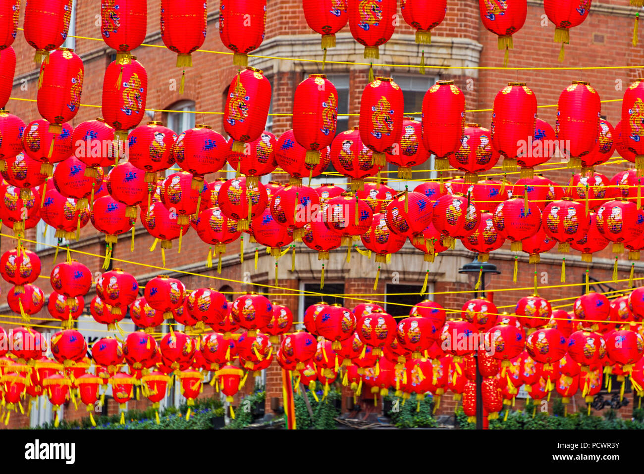 Chinese New Year 2018 London United Kingdom Stock Photo