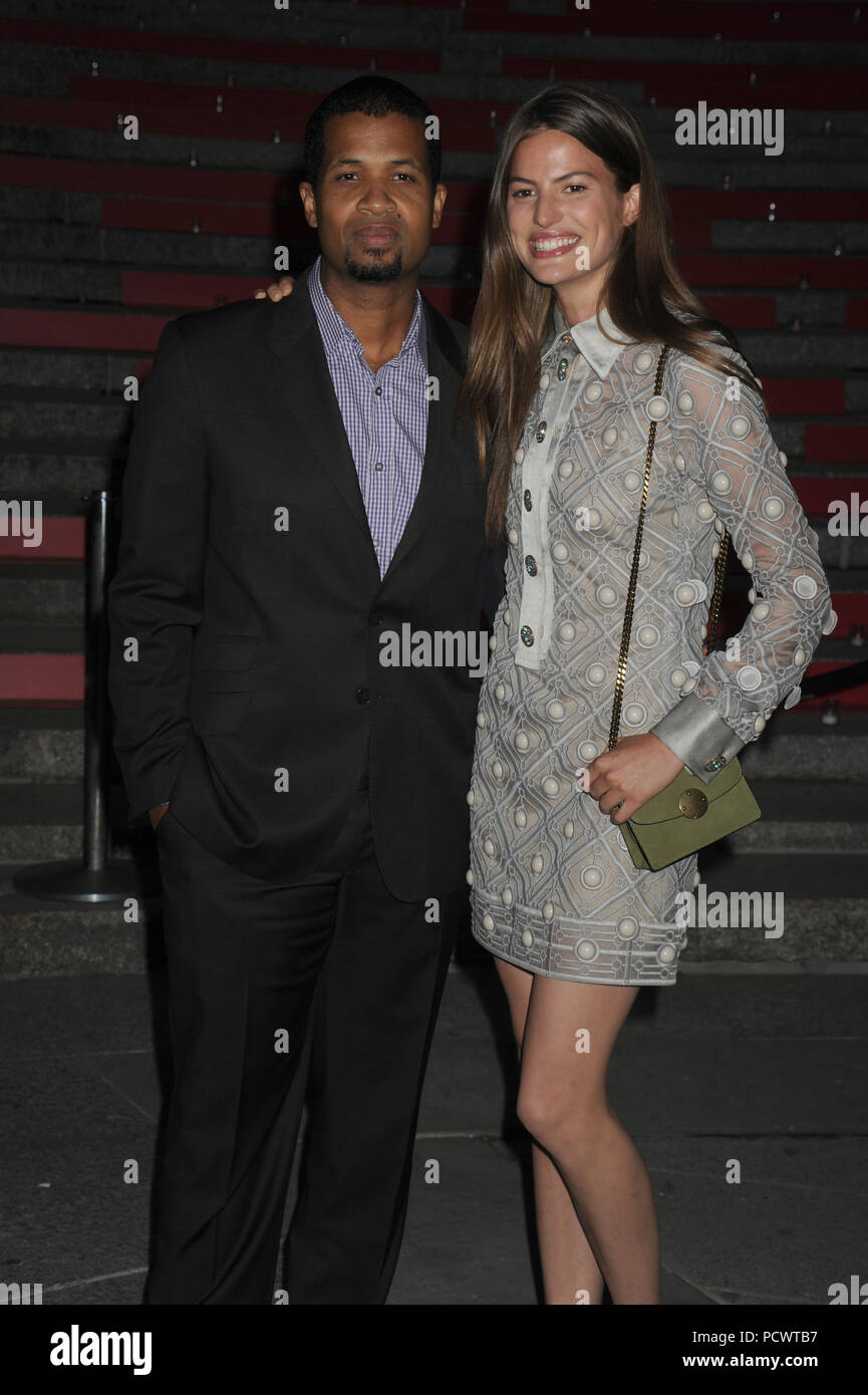 Damani baker and cameron russell hires stock photography and images