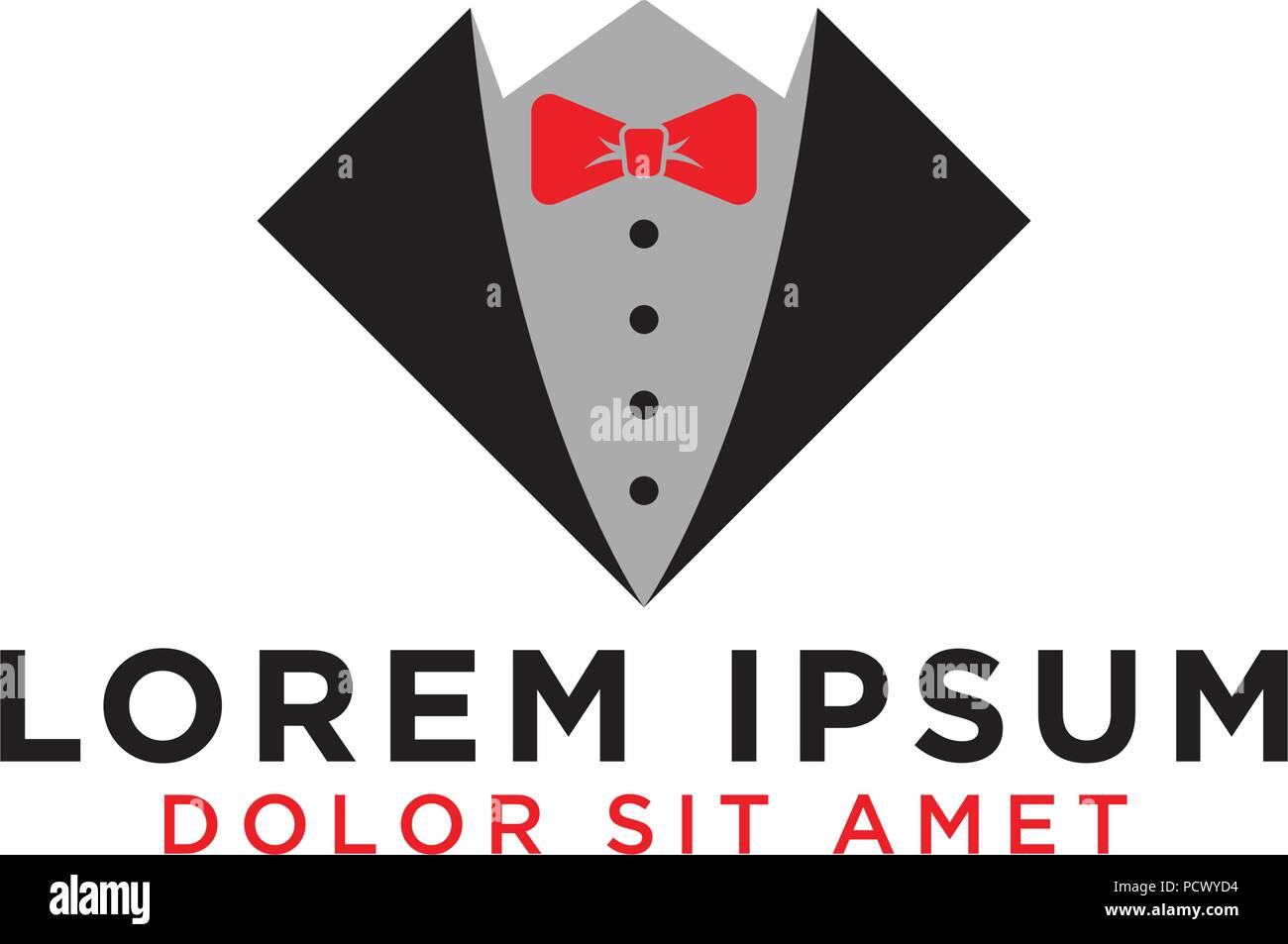 Illustration of tie graphic design template vector Stock Vector Image