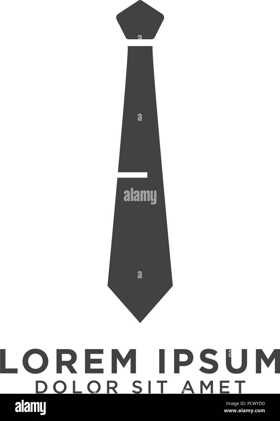 Illustration of tie graphic design template vector Stock Vector Image