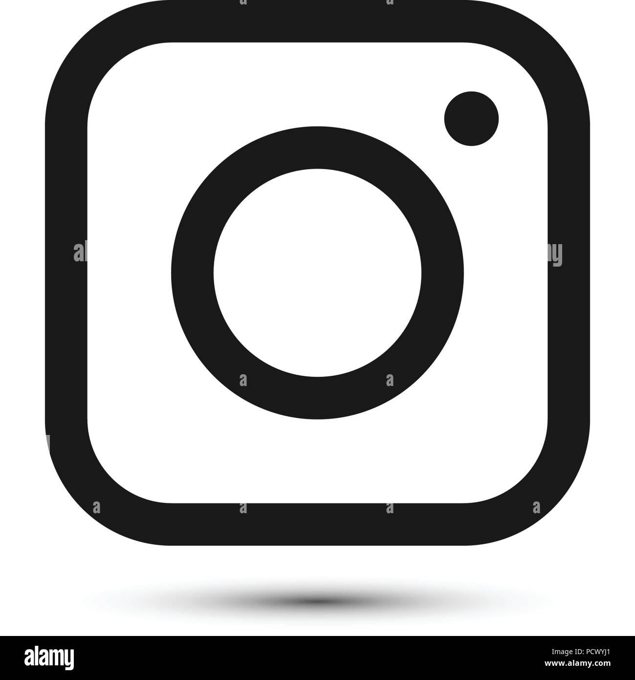 Instagram Icon Black Background