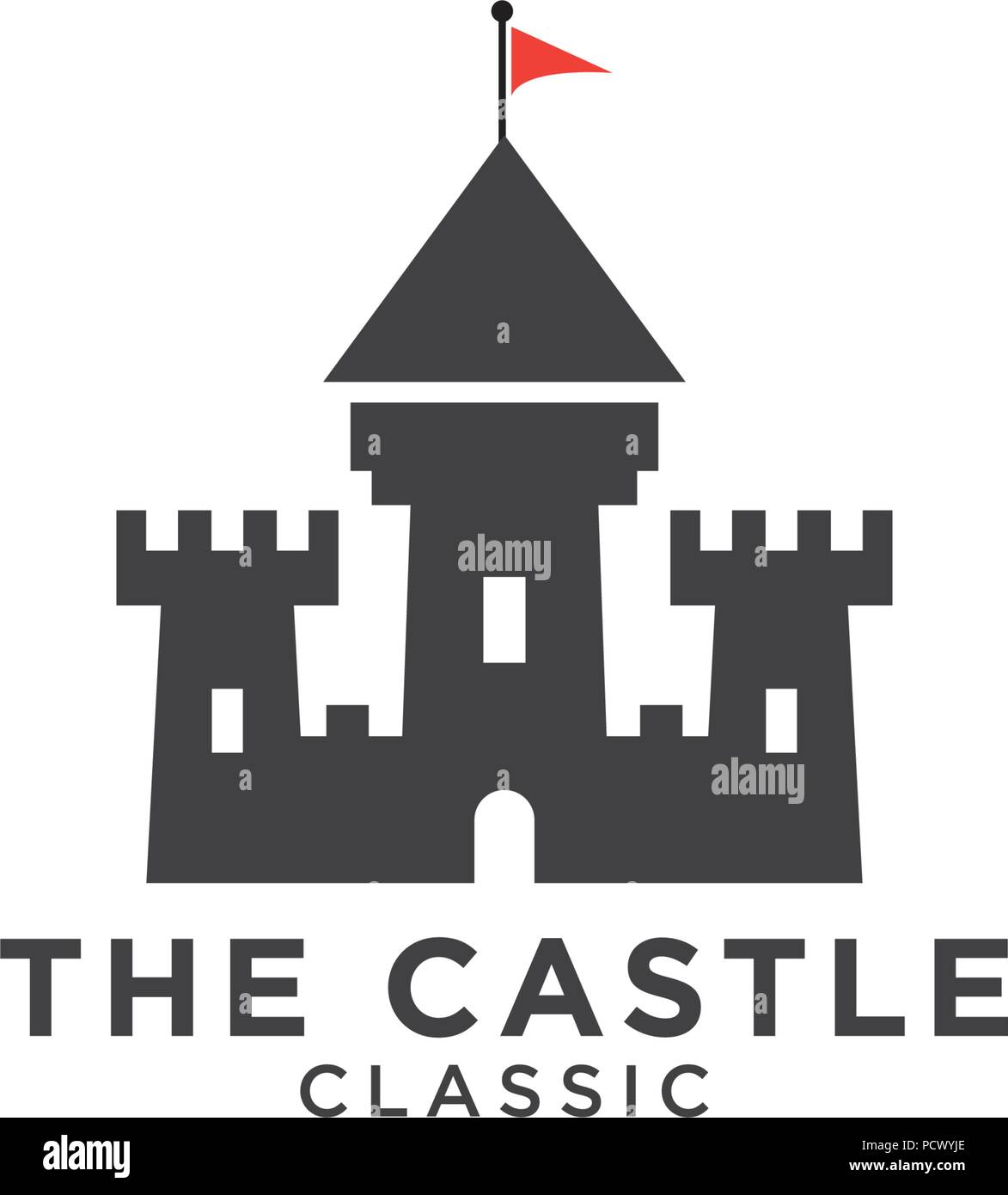 Illustration of castle logo design template vector Stock Vector Image ...