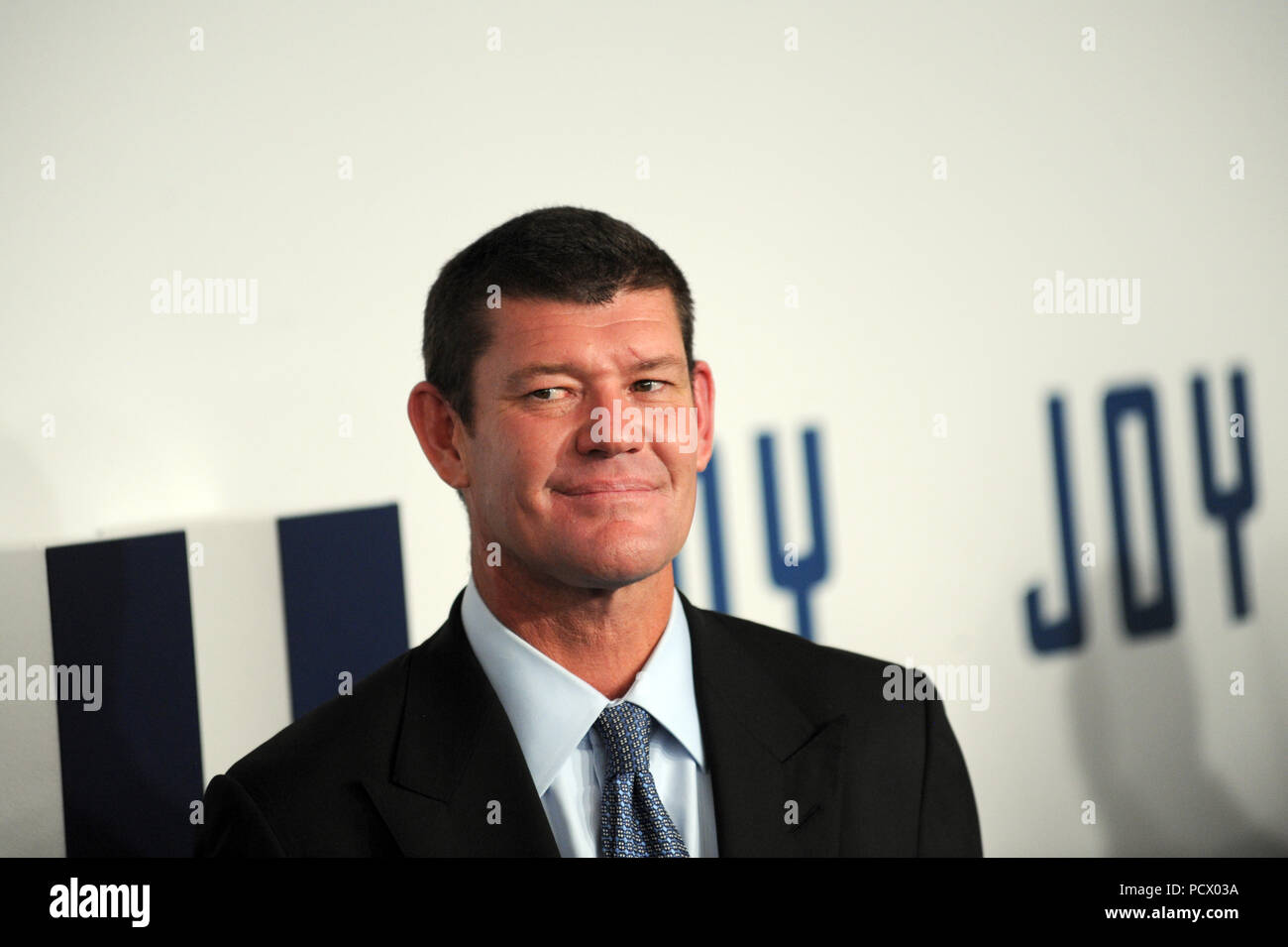 NEW YORK, NY - DECEMBER 13: James Packer attends the premiere of 'Joy ...