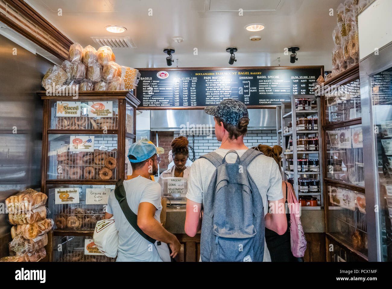 Fairmount Bagel montreal Stock Photo Alamy