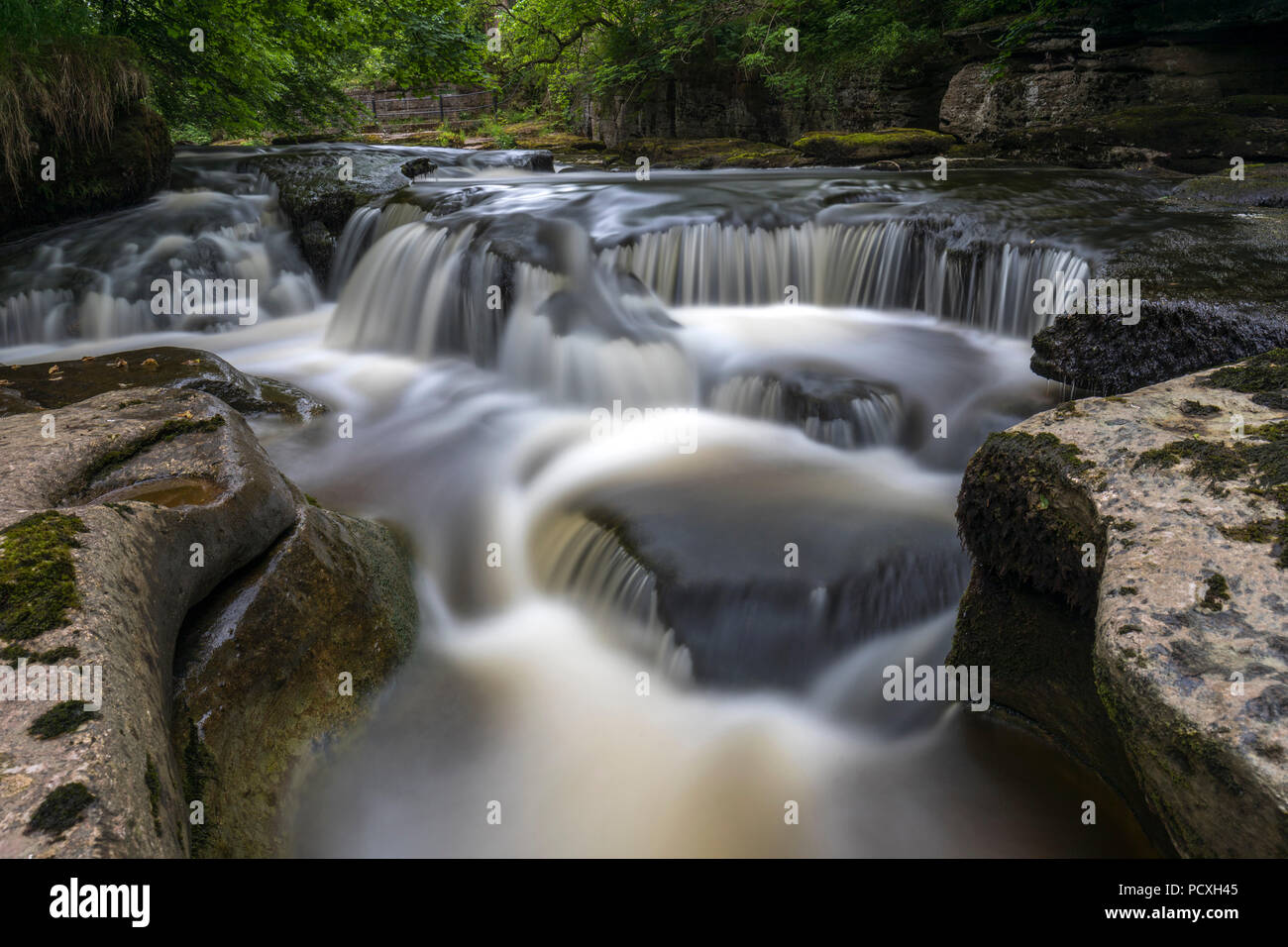 River Eden; Near Kirkby Stephen; Cumbria; UK Stock Photo