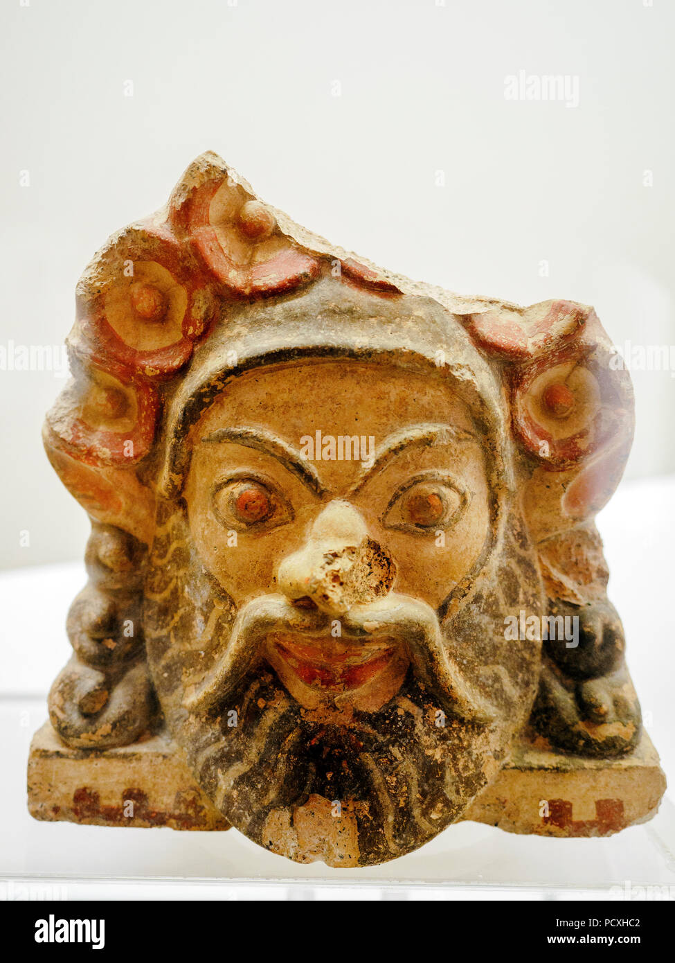 Antefixes with head of Silenus within a crown of rosettes or disks from the  Sanctuary of the Acropolis of Vignale (5th-2nd century BC) - National  Etruscan Museum of Villa Giulia - Rome,