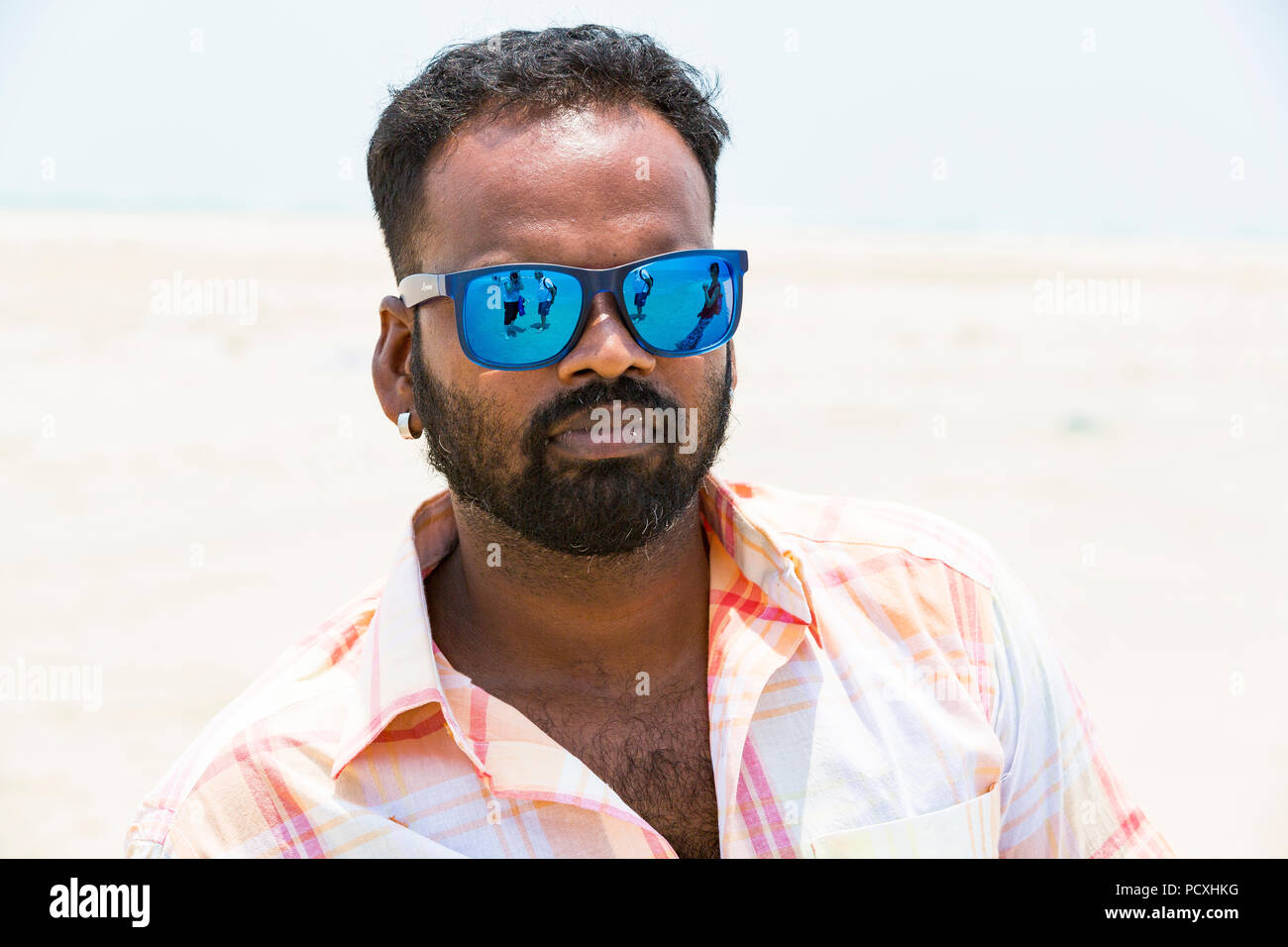 Tamil village old man hi-res stock photography and images - Alamy