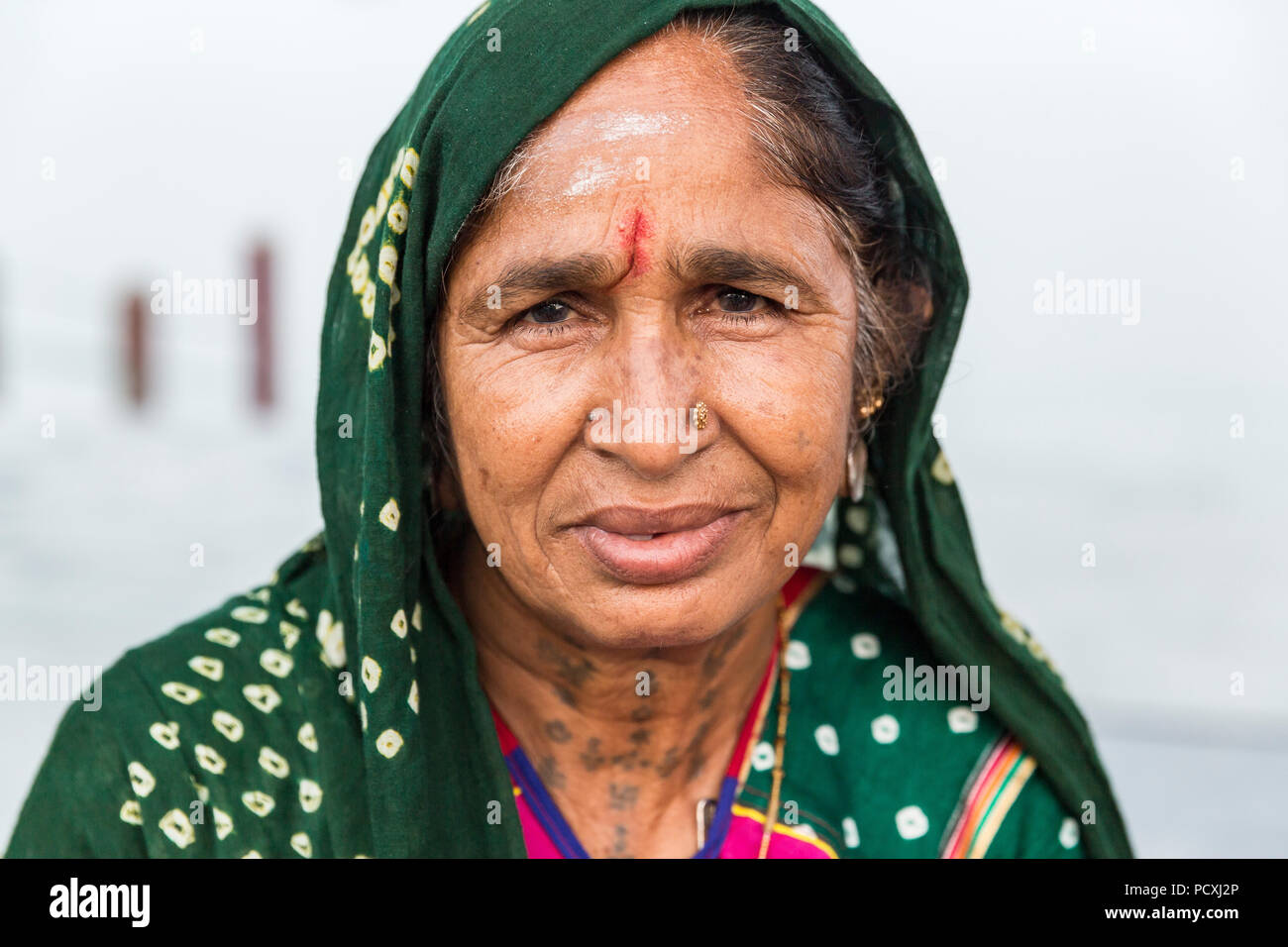 RAMESHWARAM, TAMIL NADU, INDIA - MARCH CIRCA, 2018. Portrait of an ...