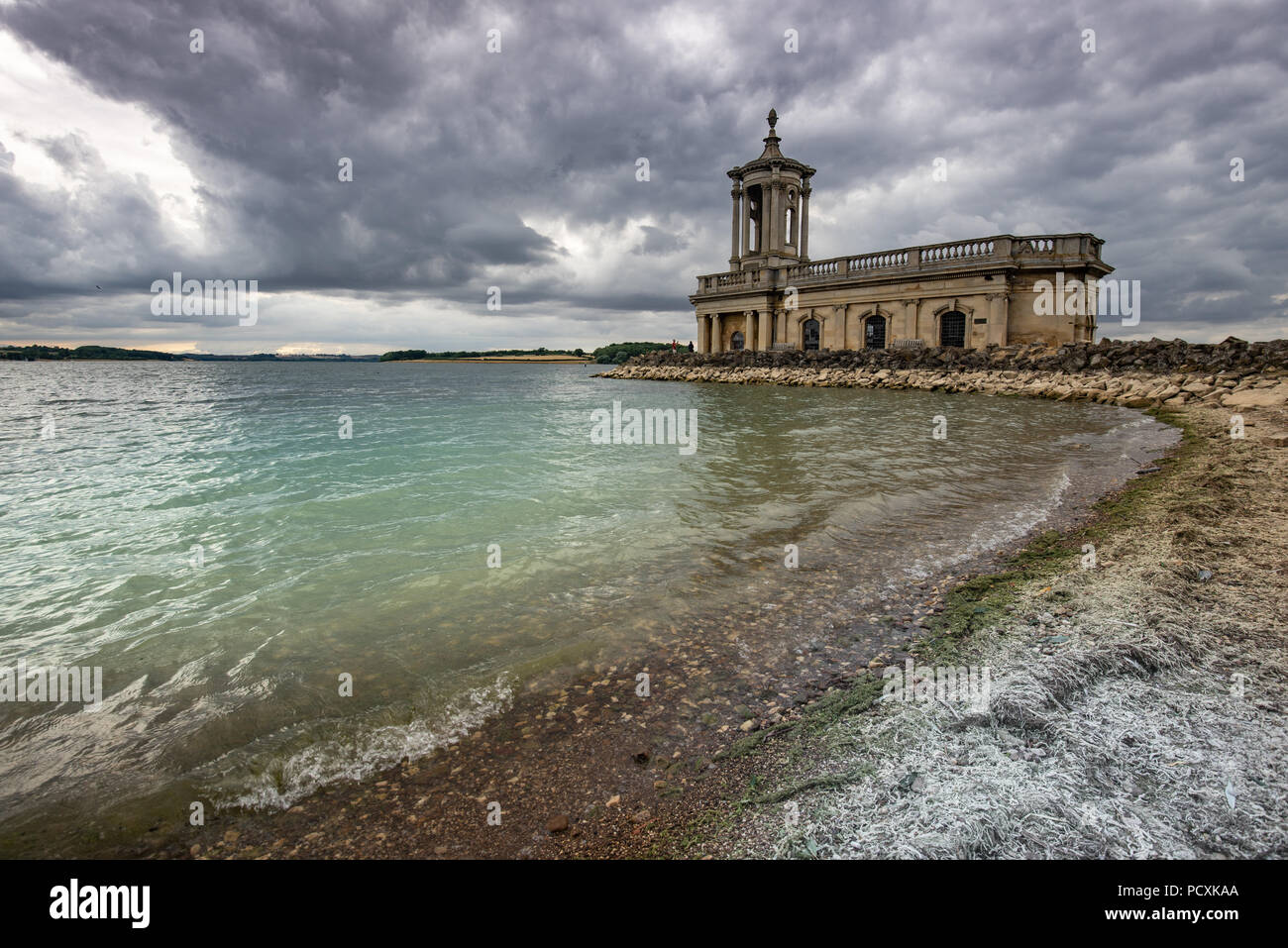 Normanton is a village and civil parish on the eastern shore of Rutland Water in the county of Rutland in the East Midlands of England. The population Stock Photo