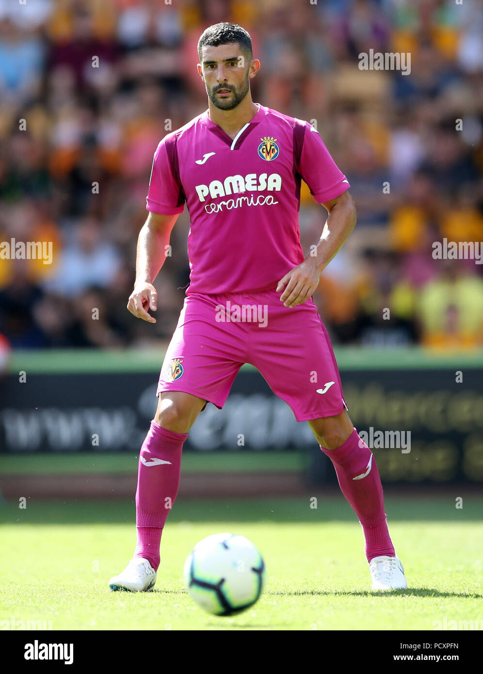 Villarreal's Alvaro Gonzalez during the pre-season friendly match at Molineux, Wolverhampton. Stock Photo