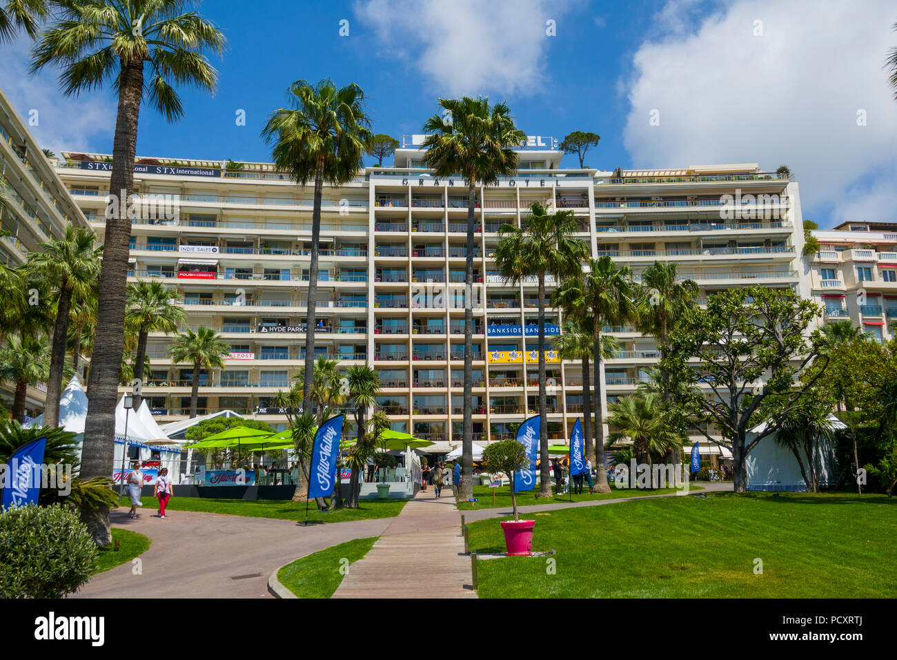 Grand Hotel Cannes France a resort town on the French Riviera, is famed for its international