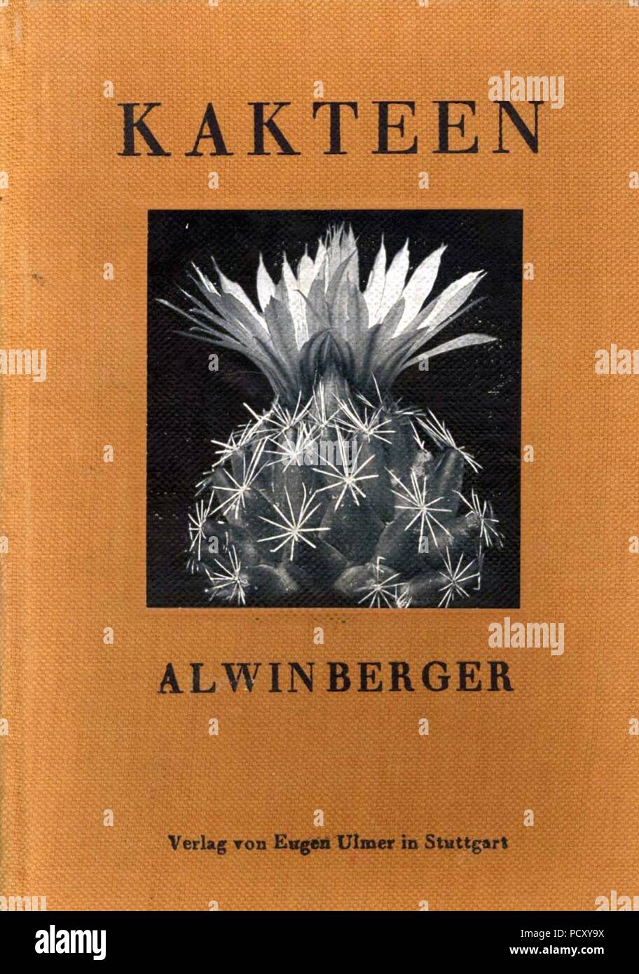 Alwin Berger Kakteen Cover Stock Photo Alamy