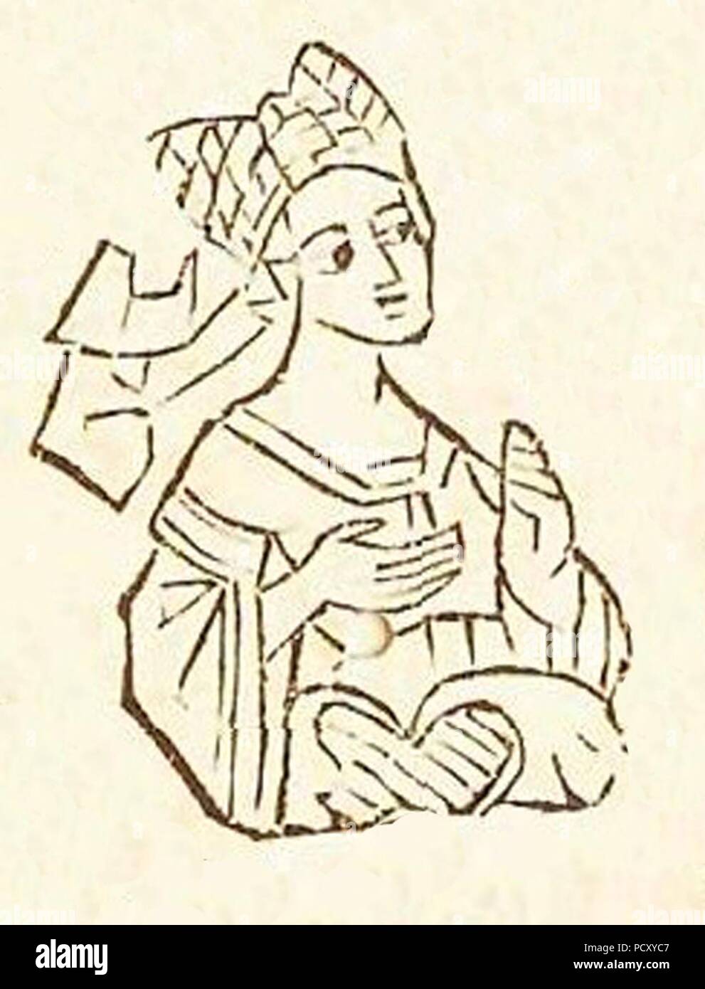 Alzbeta(1293-1352). Stock Photo