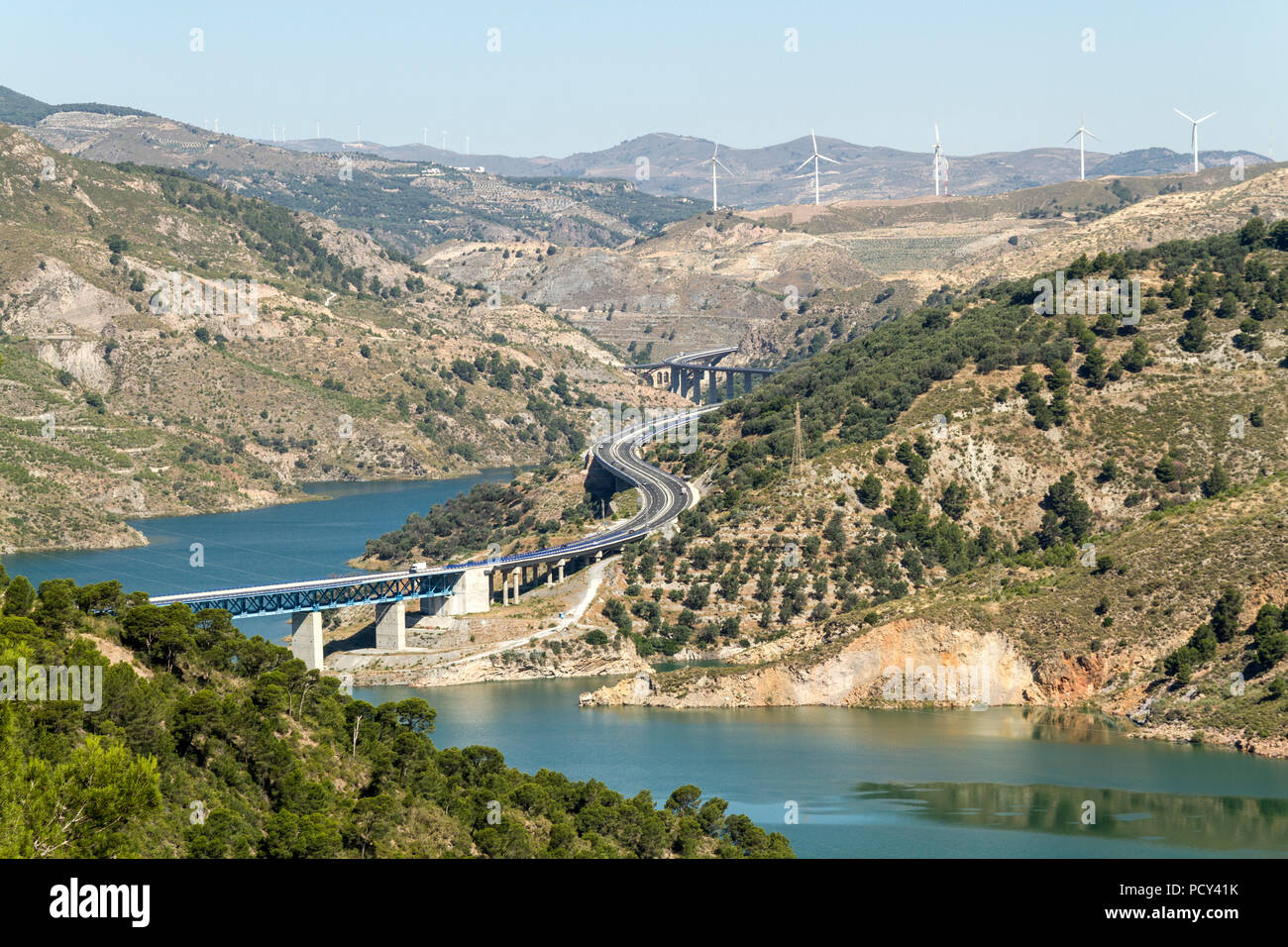 The Spanish Presa De Rules Reservoir that supplies drinking water to