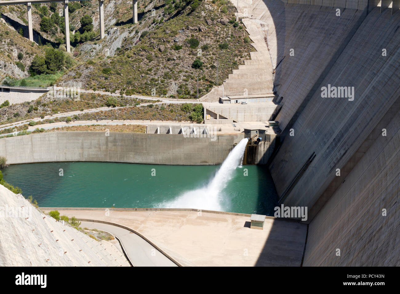 The Spanish Presa De Rules Reservoir that supplies drinking water to