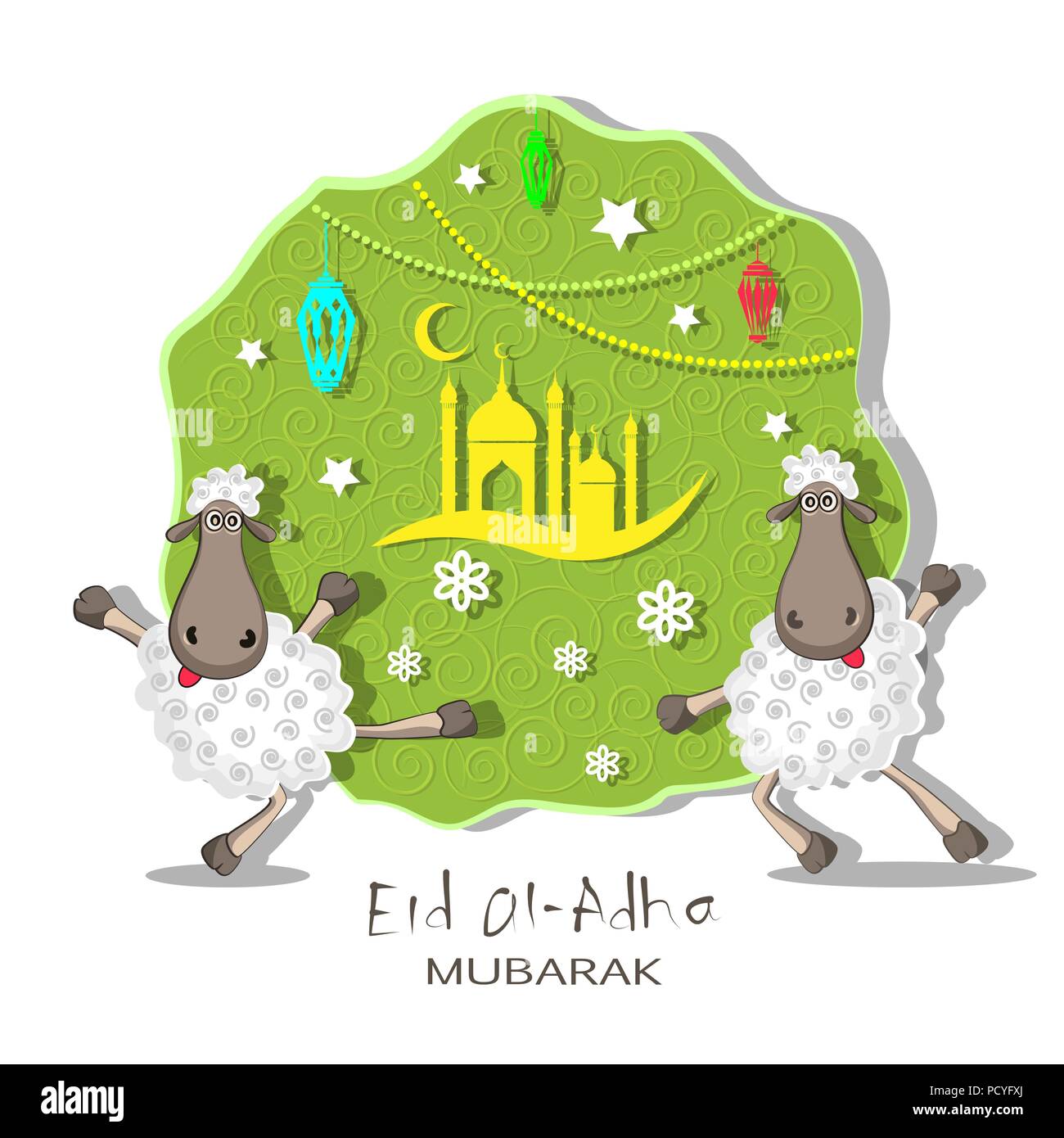 Eid alAdha, Kurban Bajram muslim festival Stock Vector Image & Art Alamy
