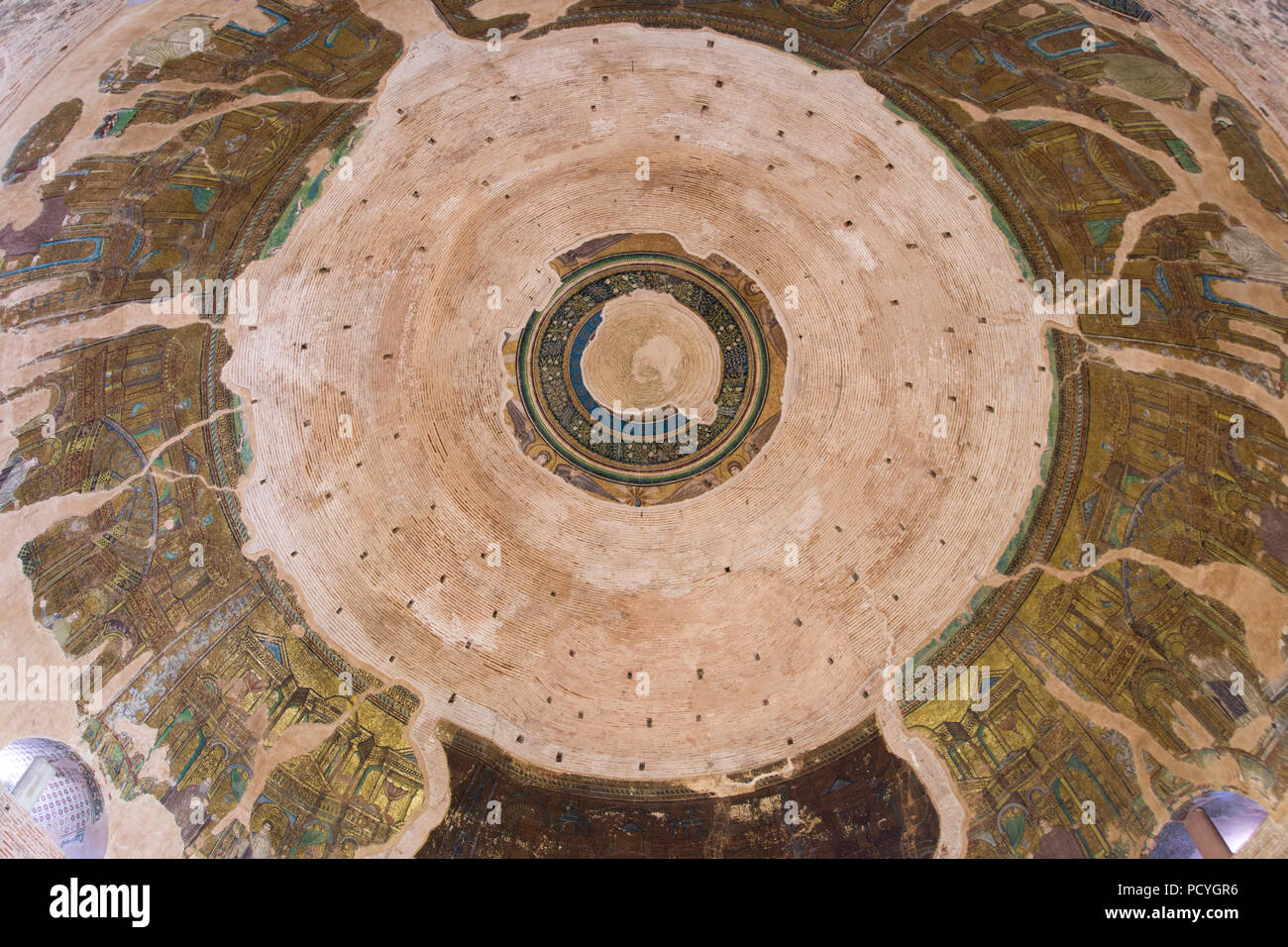 The dome of the Rotunda of Galerius, a popular tourist destination in Thessaloniki, Greece Stock Photo