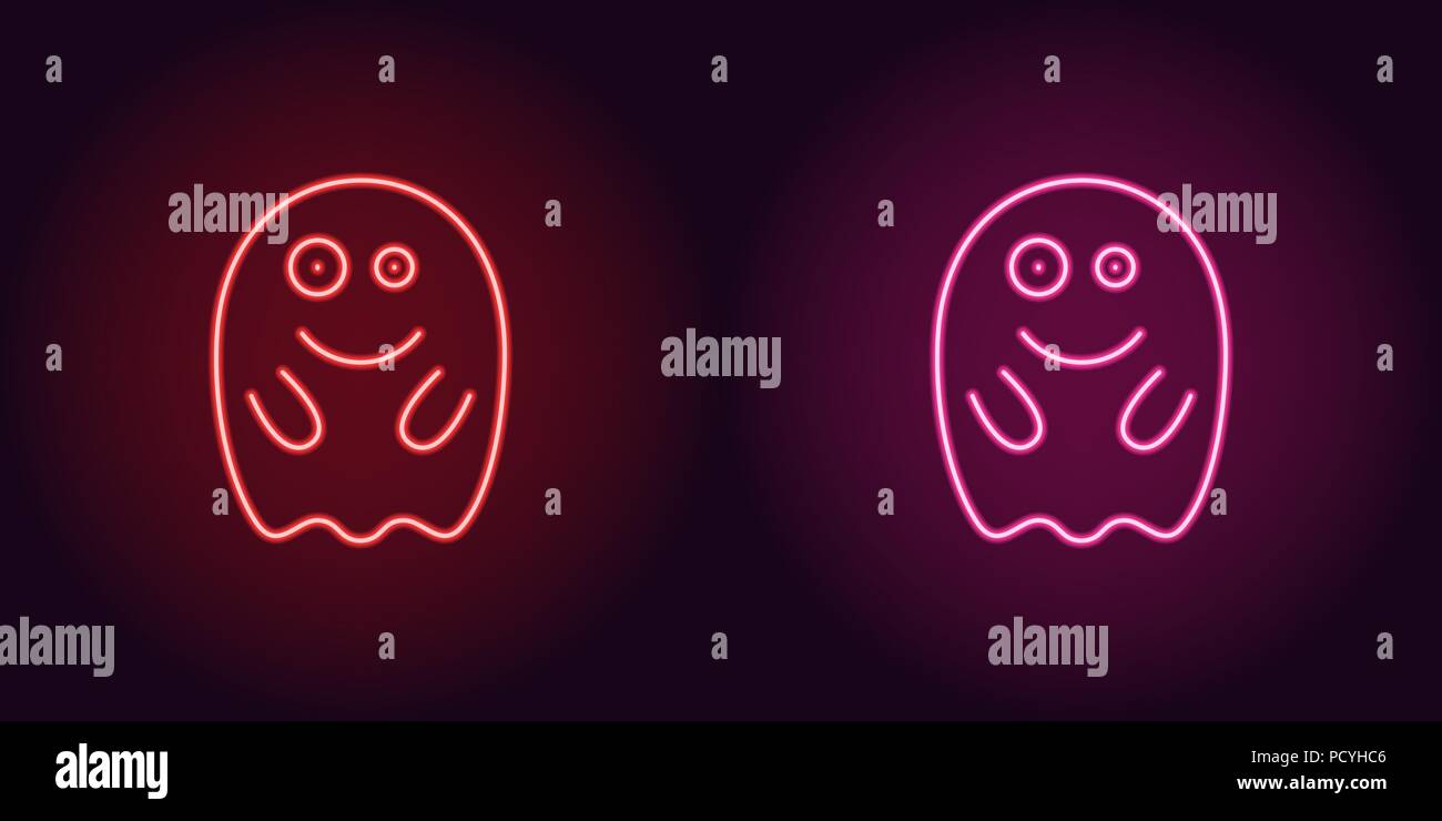 red neon ghost
