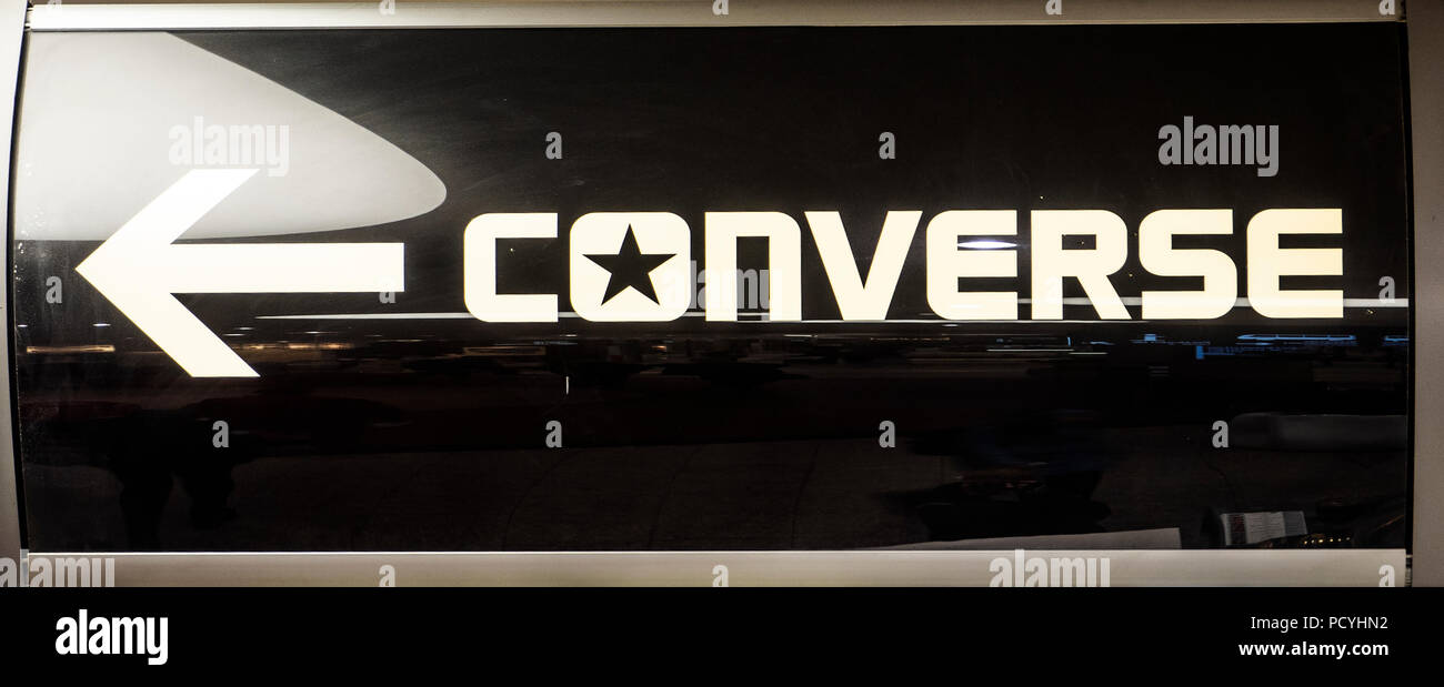 POLAND, KRAKOW - March 19, 2018: Converse store in Galeria Krakowska Stock  Photo - Alamy