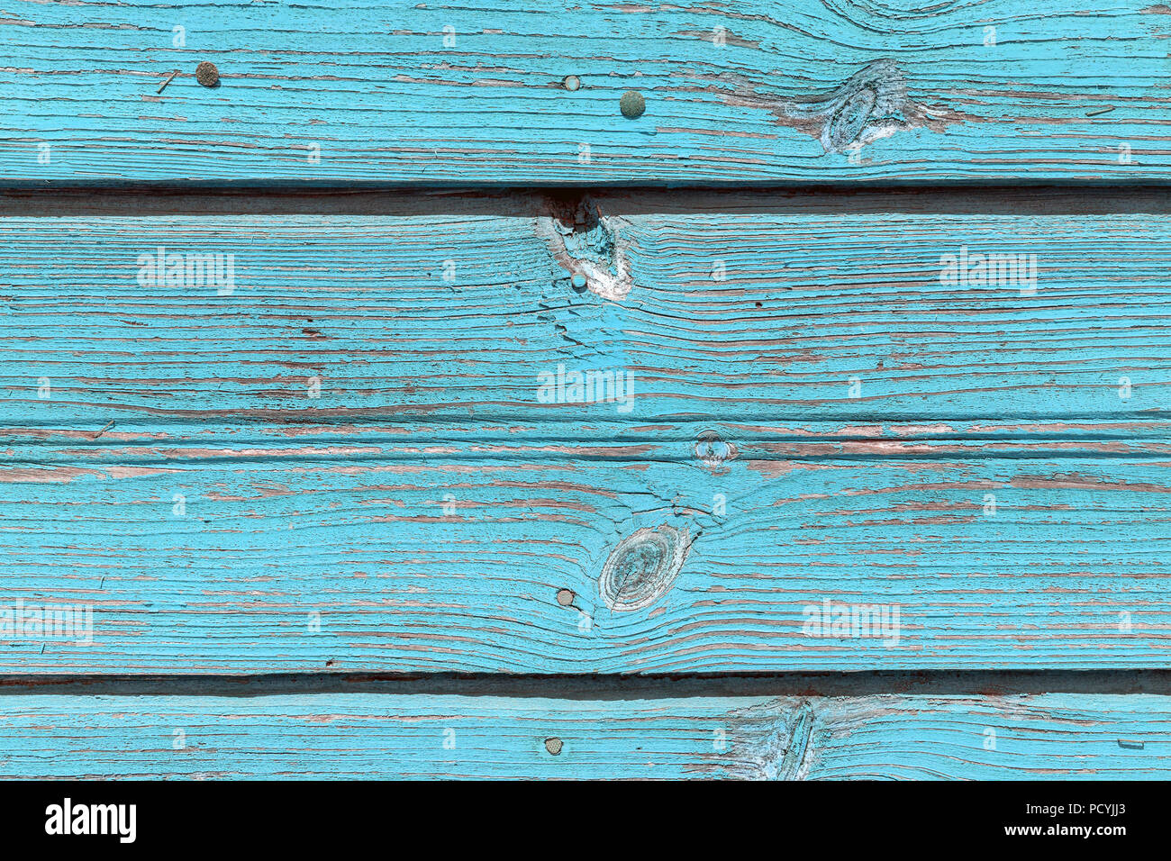 Old blue painted boards for use as a background Stock Photo - Alamy