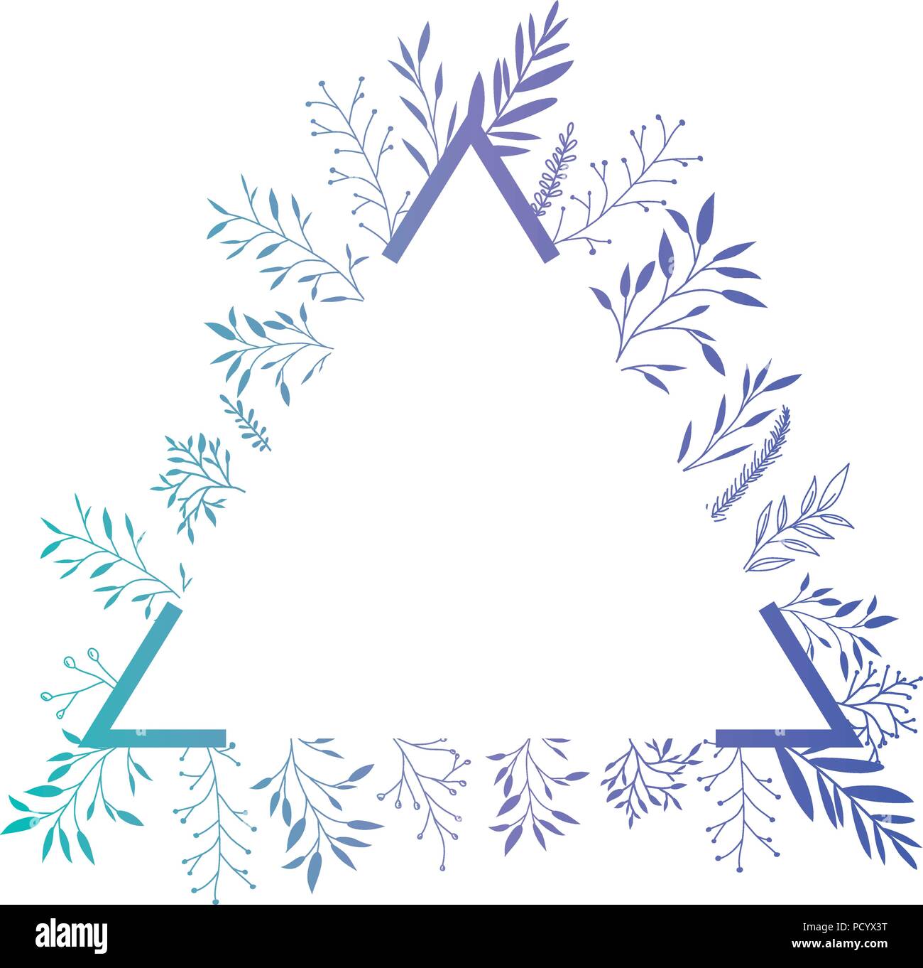 Triangle garden border hi-res stock photography and images - Alamy