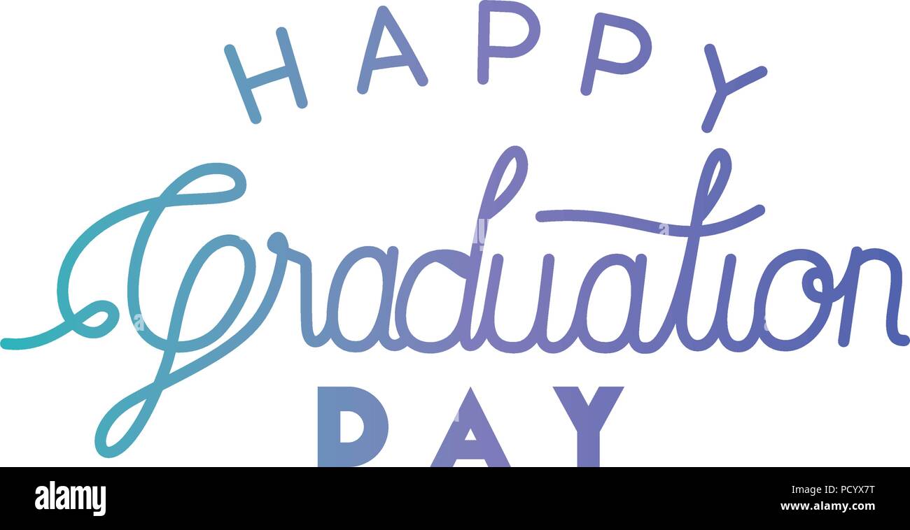 Graduation Mesage Vector graduation message with hand made font Stock Vector Image & Art - Alamy