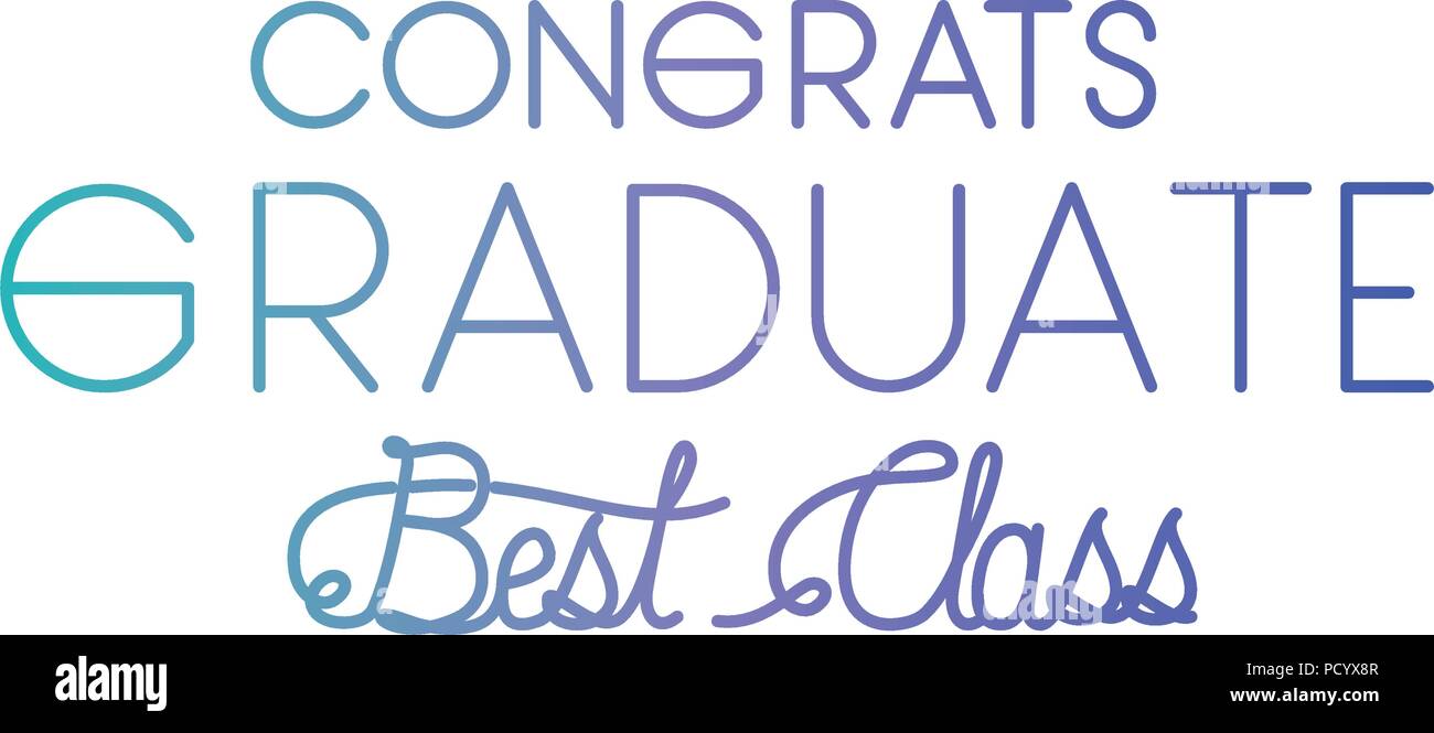 Graduation Mesage Vector graduation message with hand made font Stock Vector Image & Art - Alamy