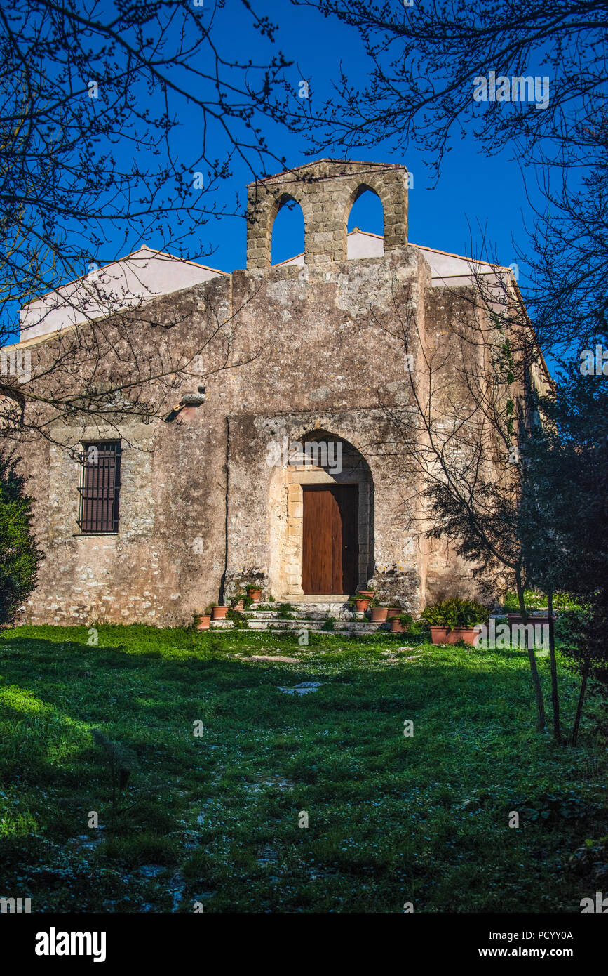 Church of St Ursula in the Spanish Quarter of Erice, Sicily Stock Photo