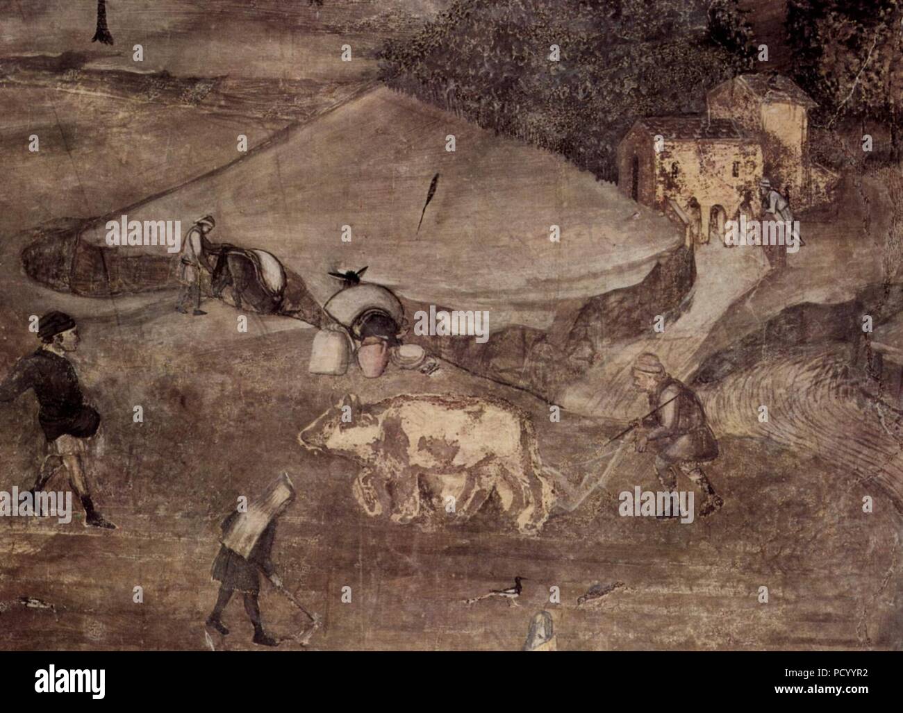 Ambrogio Lorenzetti 012 Stock Photo Alamy