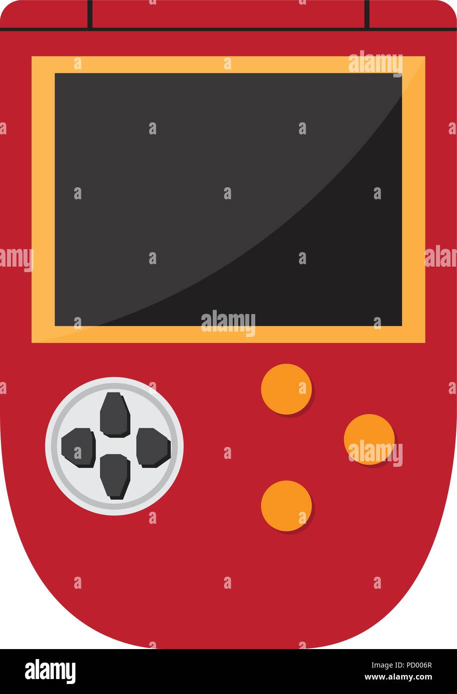 Isolated portable videogame console icon Stock Vector Image & Art - Alamy