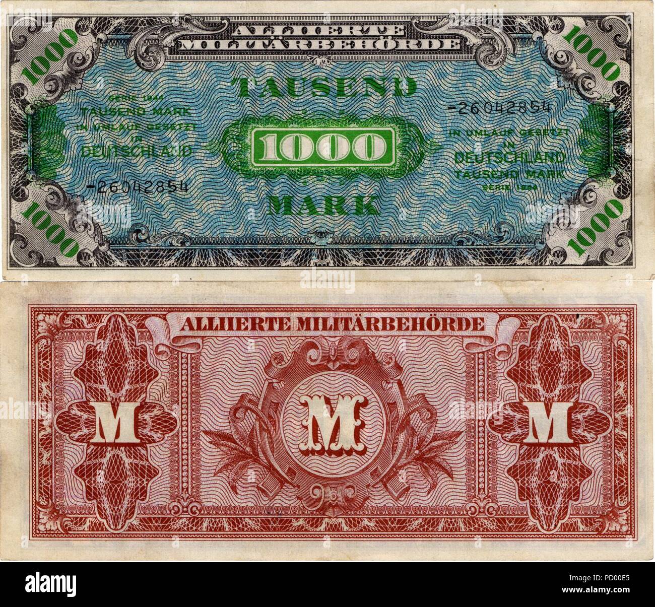 AMC germany 1000 mark Stock Photo - Alamy 