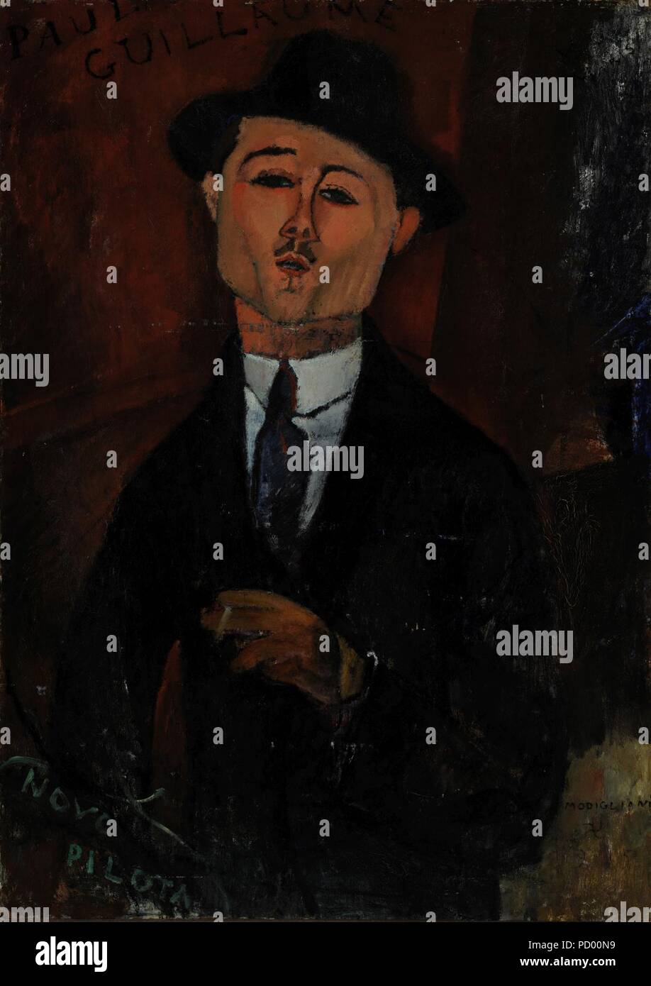 Amedeo Modigliani - Paul Guillaume, Novo Pilota - Stock Photo