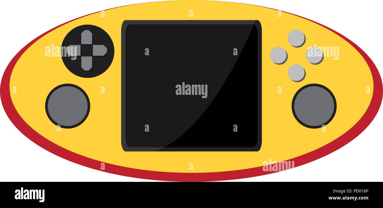 Isolated portable videogame console icon Stock Vector Image & Art - Alamy