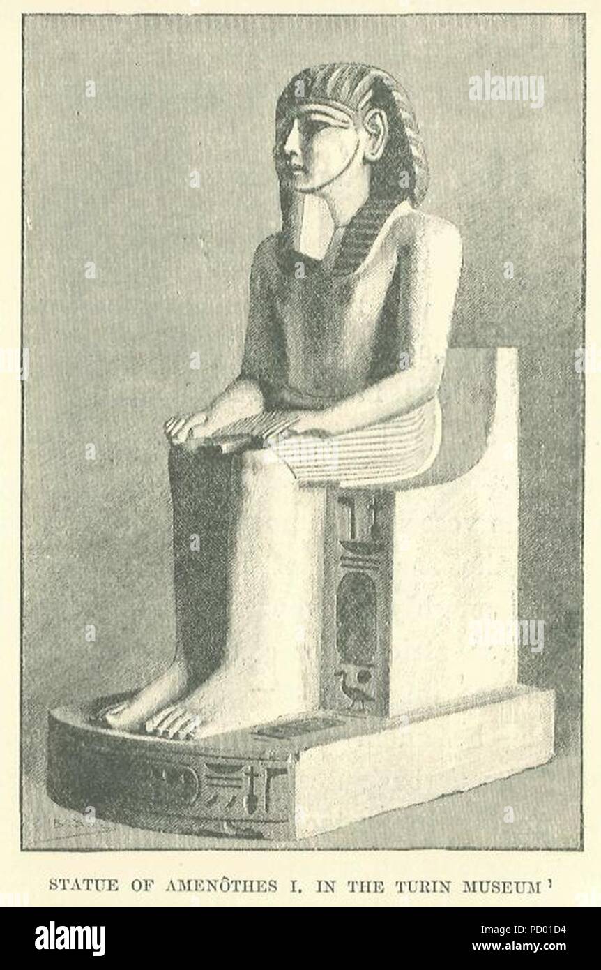 Amenhotep I 1. Stock Photo