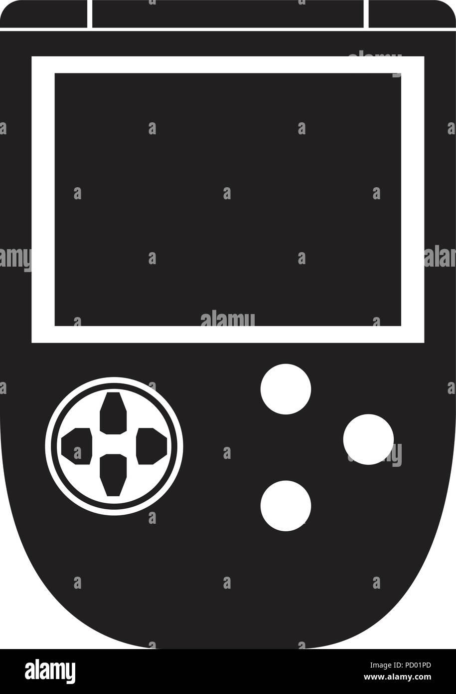 Isolated portable videogame console icon Stock Vector Image & Art - Alamy