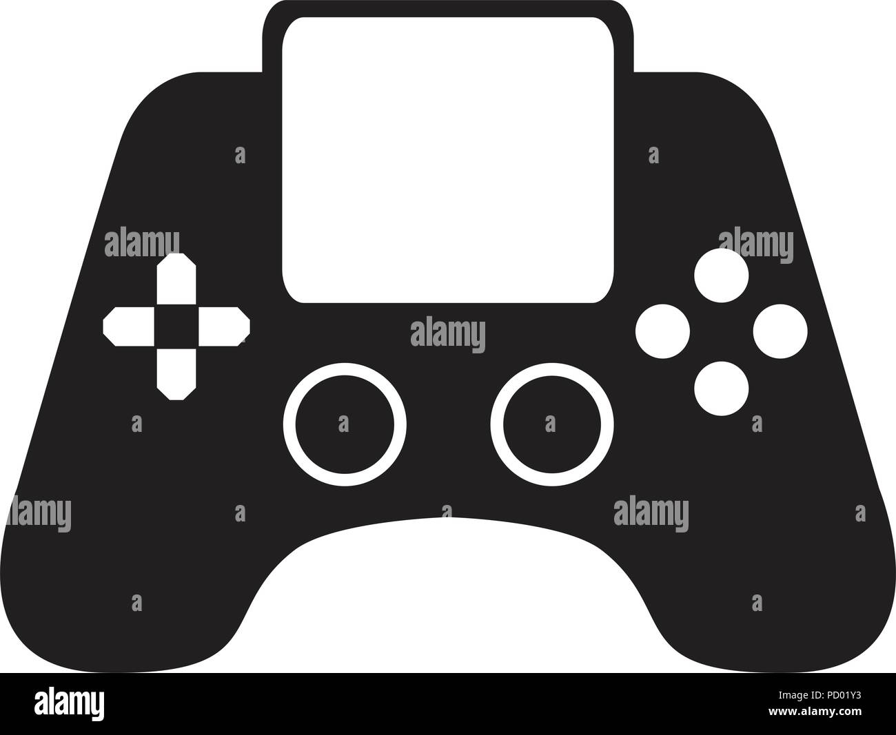Isolated portable videogame console icon Stock Vector Image & Art - Alamy