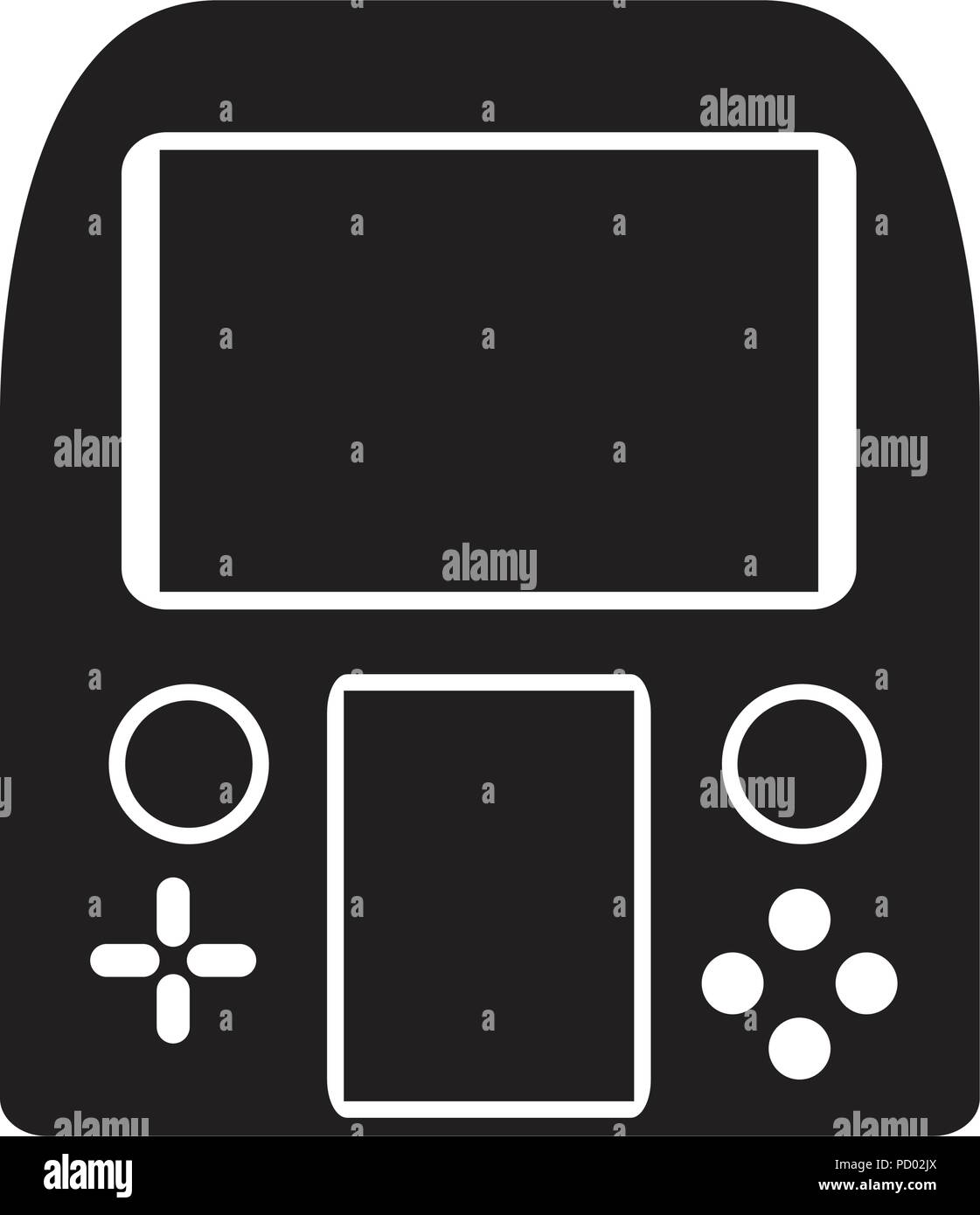 Isolated portable videogame console icon Stock Vector Image & Art - Alamy