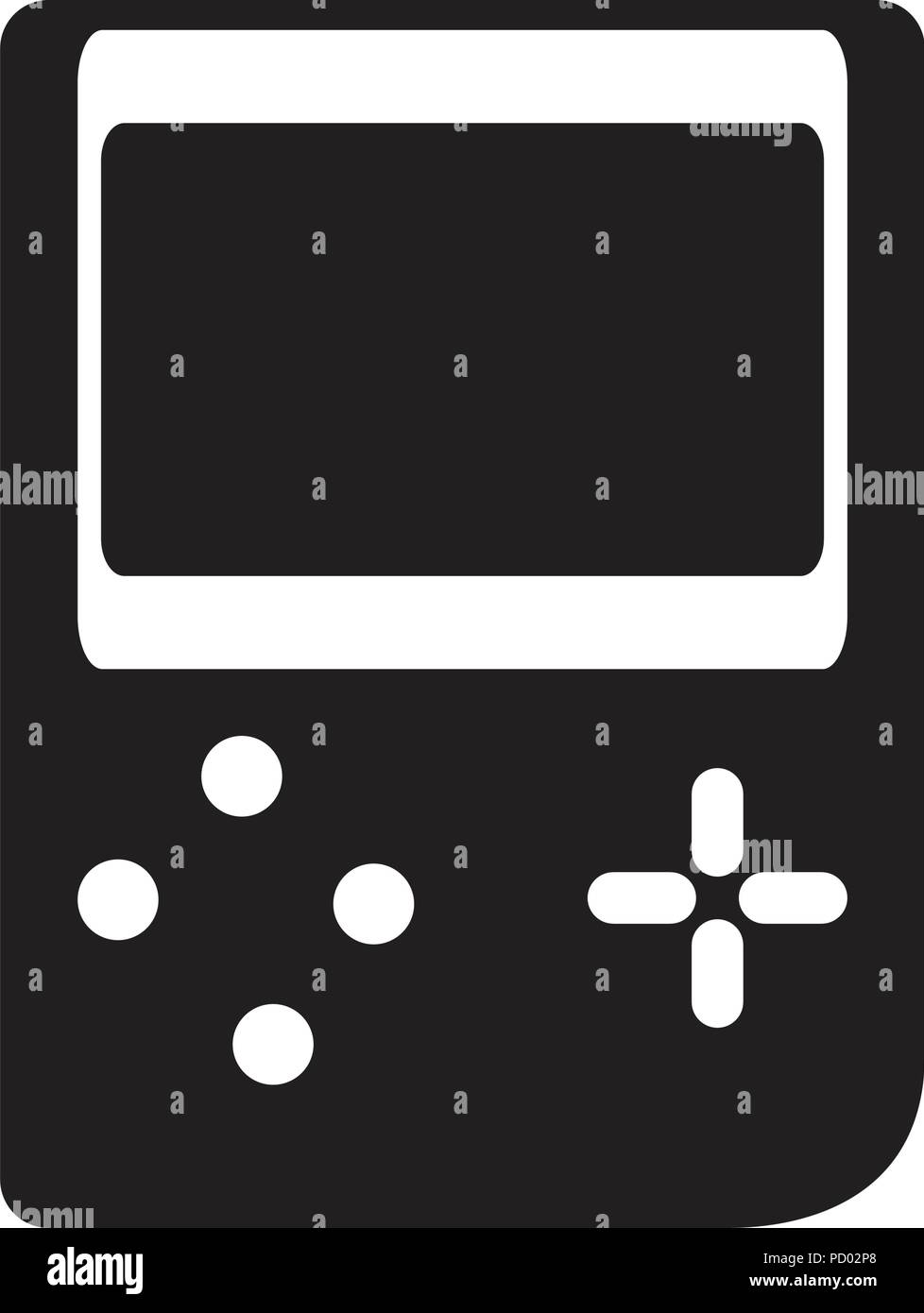 Isolated portable videogame console icon Stock Vector Image & Art - Alamy