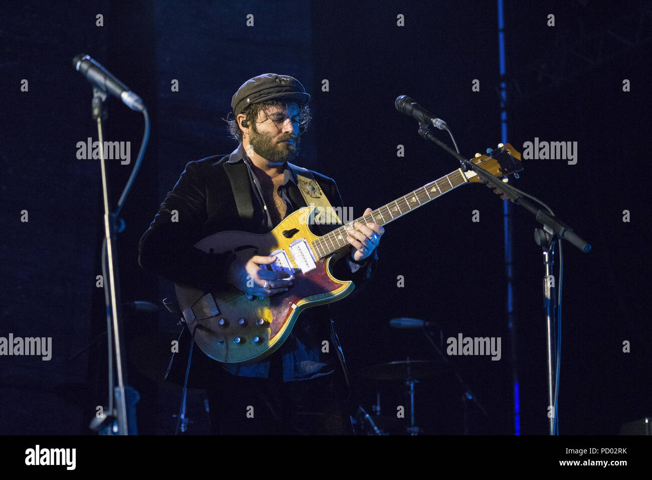 Angus & Julia Stone in concert during Botanical Nights Festival in Madrid, Spain Featuring