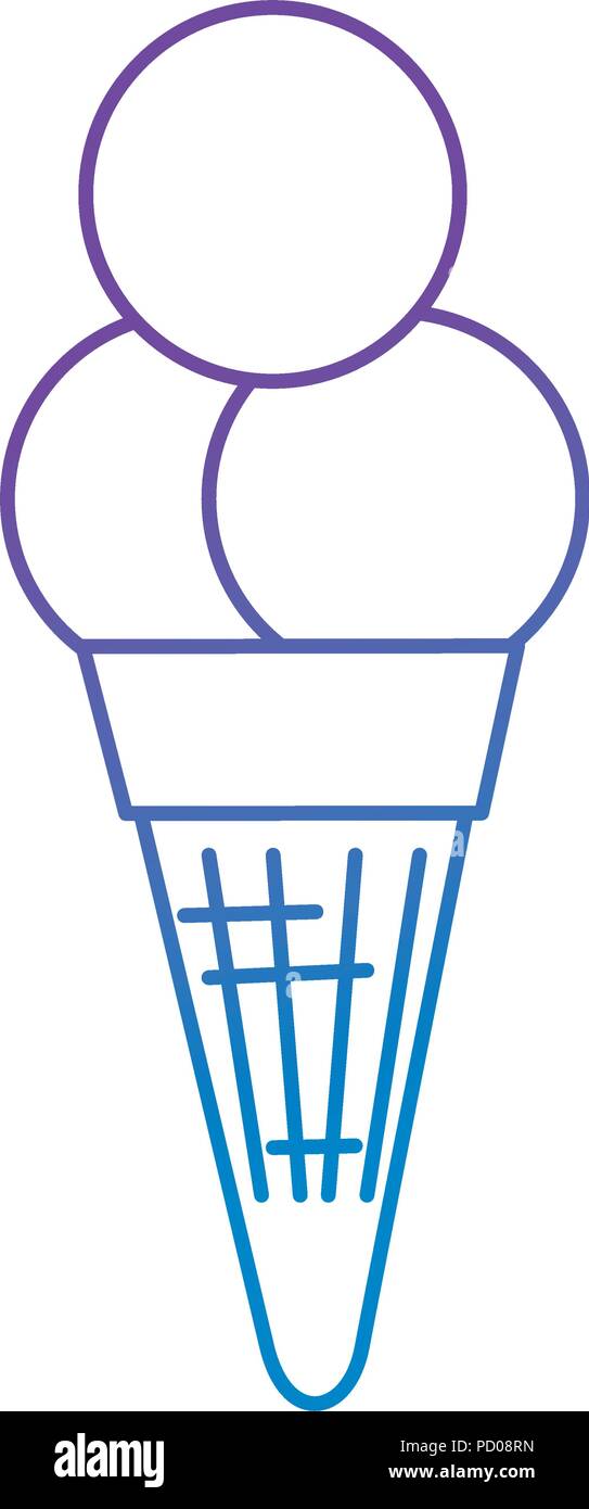 ice cream cone isolated icon Stock Vector Image & Art - Alamy