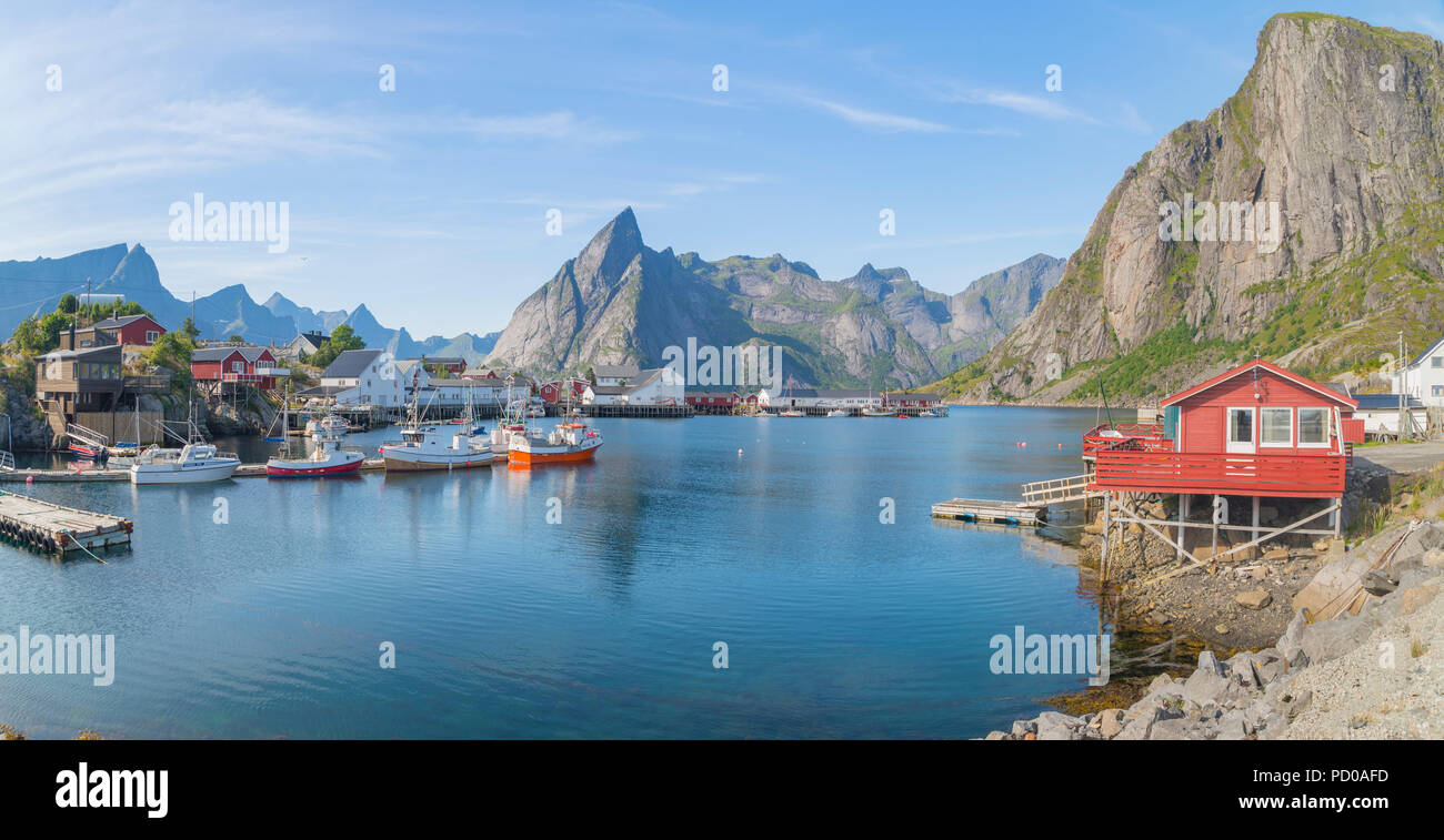 Reine, Lofoten Islands, Norway Stock Photo