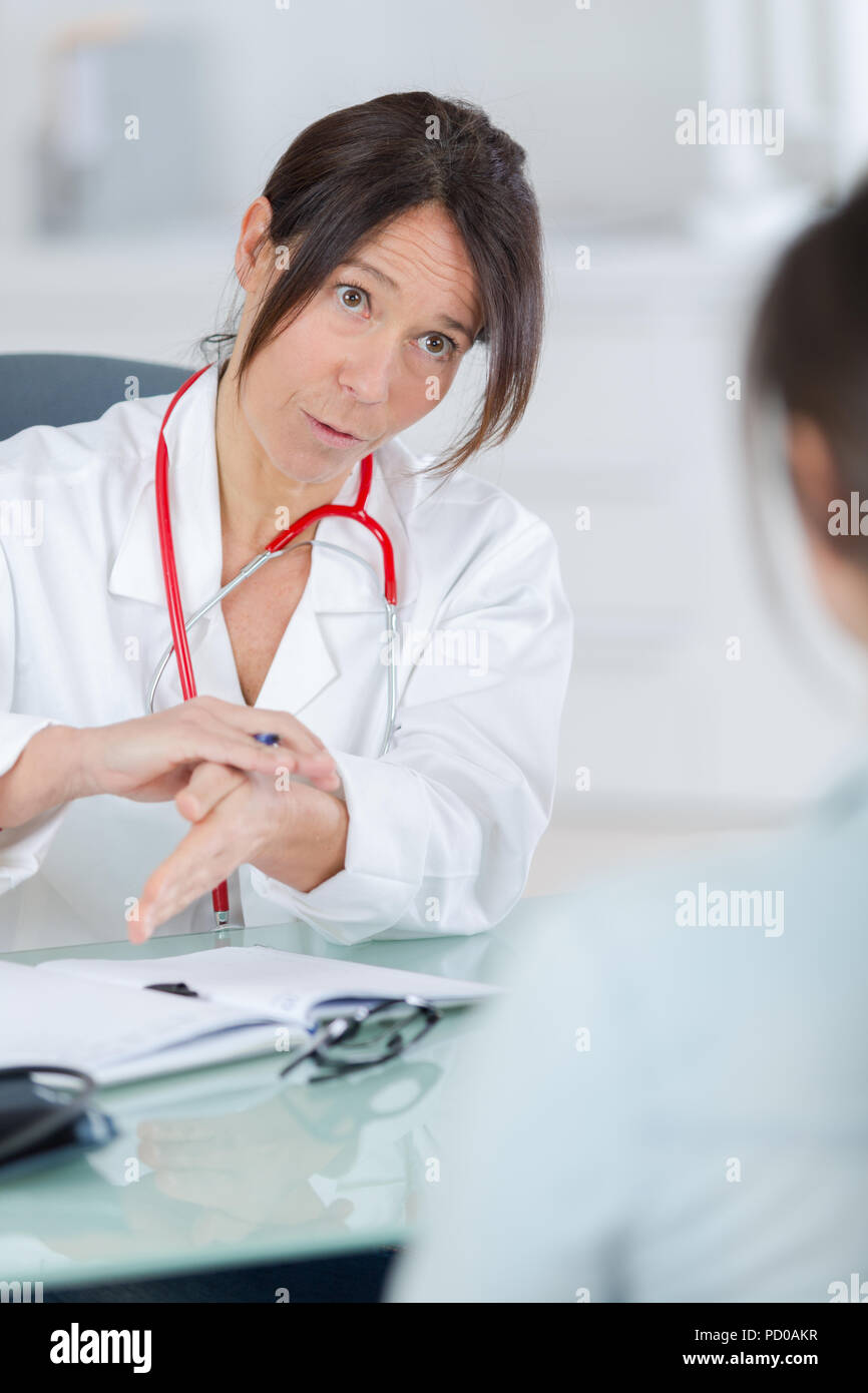 explanation of the operation procedure Stock Photo Alamy