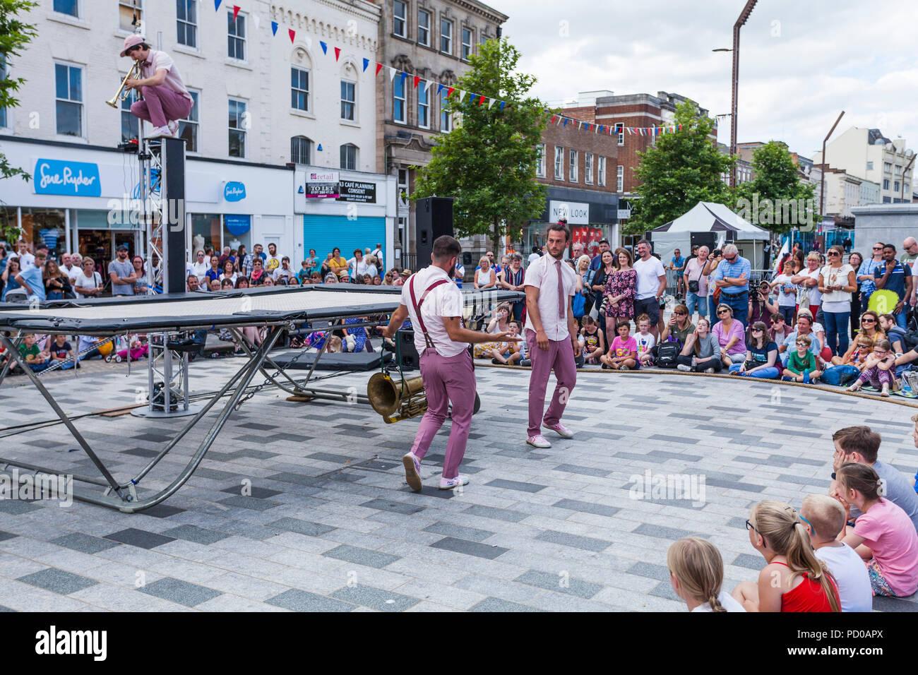 Acrobatic group,Max Calaf Seve, who performed DIP, which included air
