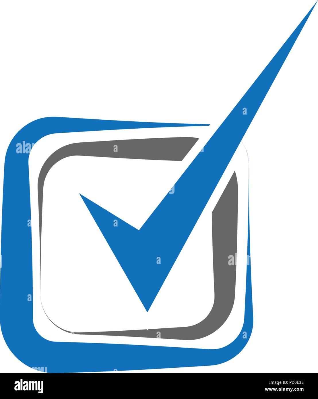 Check logo icon element Stock Vector Image & Art - Alamy