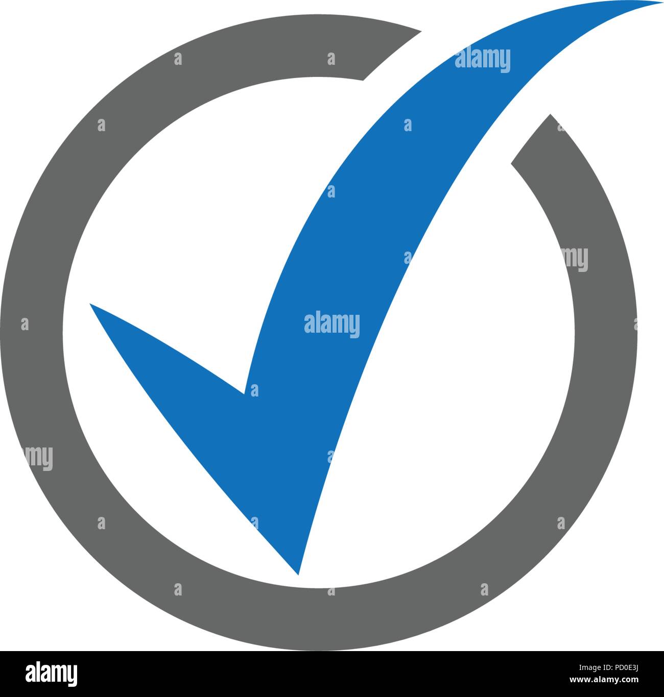 Check logo icon element Stock Vector Image & Art - Alamy