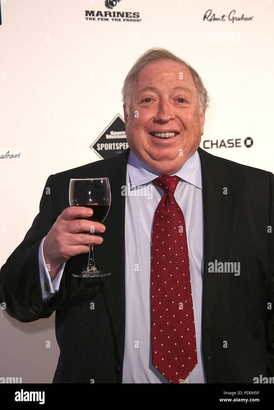 NEW YORK, NY - DECEMBER 15: Neil Leifer attend the 2015 Sports Illustrated Sportsperson Of The Year Ceremony at Pier Sixty at Chelsea Piers on December 15, 2015 in New York City.  People:  Neil Leifer Stock Photo